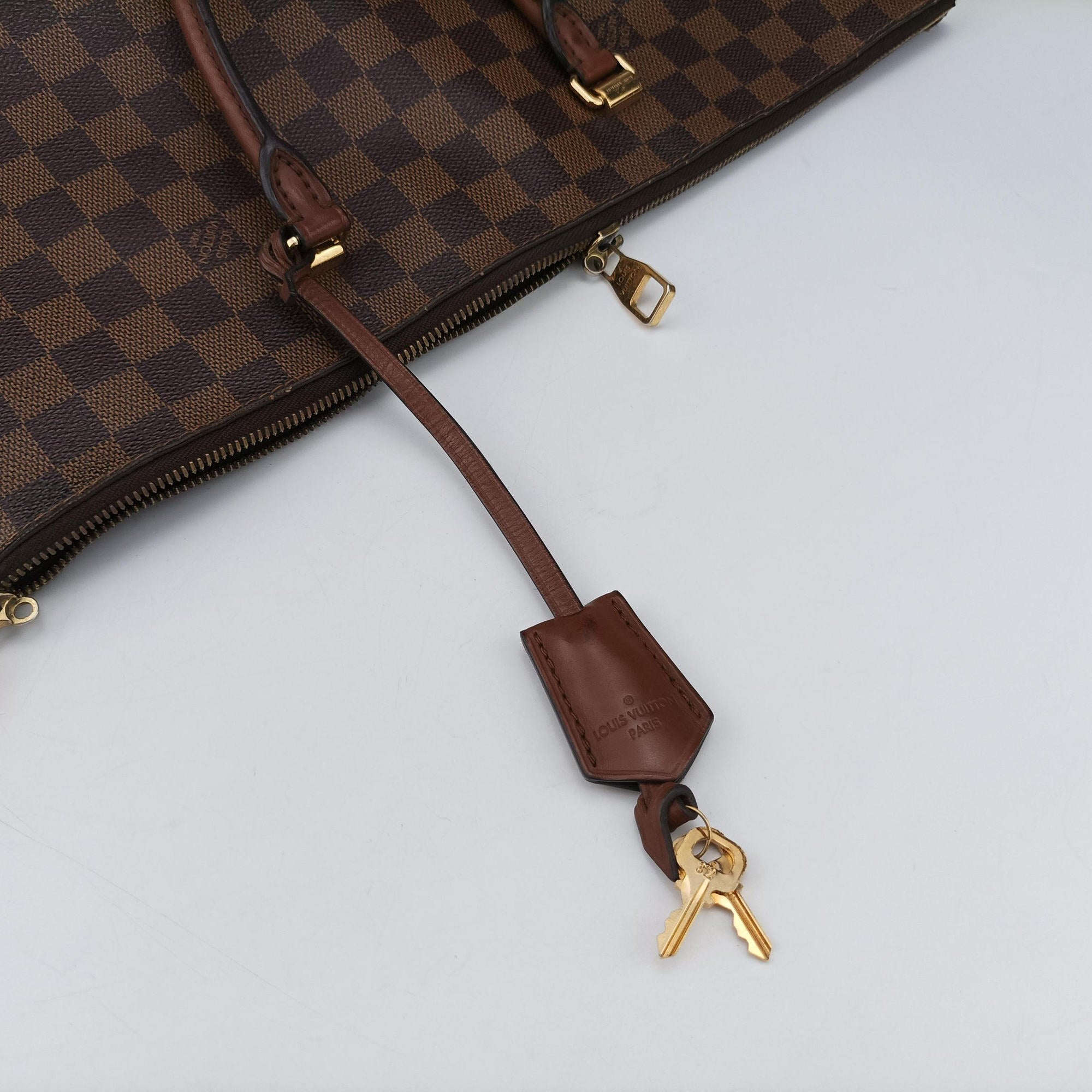 Pre-owned Louis Vuitton BELMONT EBENE Damier Canvas N63169 shoulderbag | stylenewstar