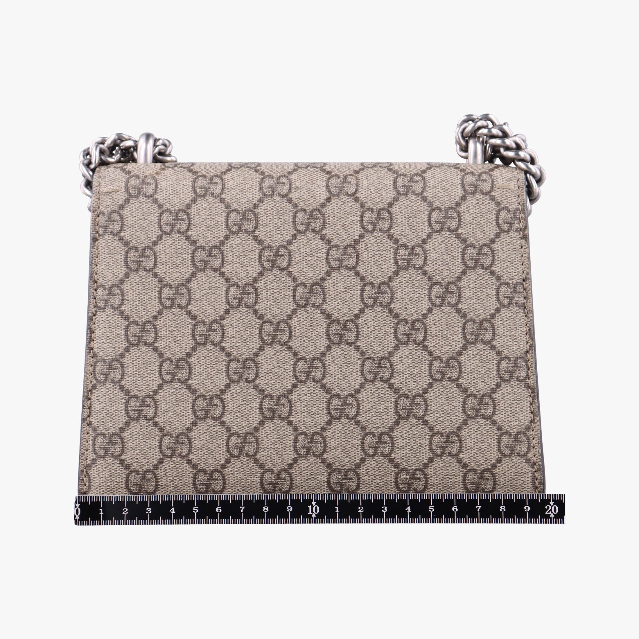 Pre-owned Gucci Dionysus Brown PVC coated canvas × suede 421970 shoulderbag | stylenewstar