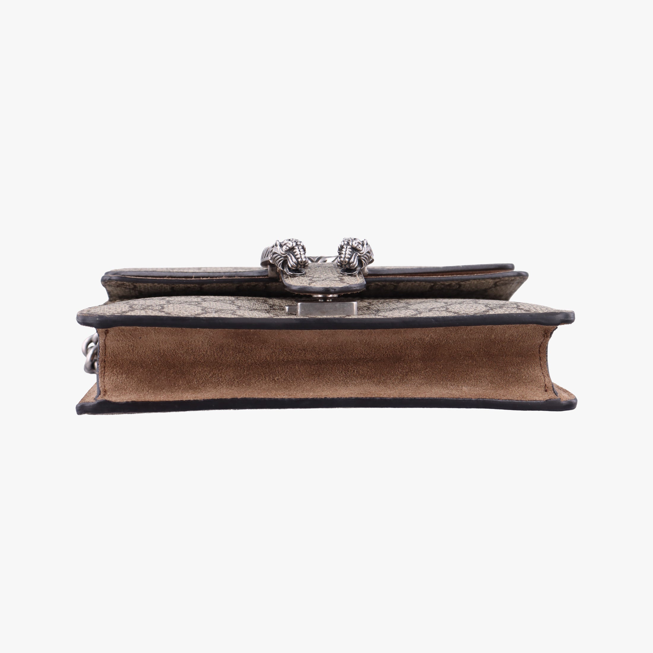 Pre-owned Gucci Dionysus Brown PVC coated canvas × suede 421970 shoulderbag | stylenewstar
