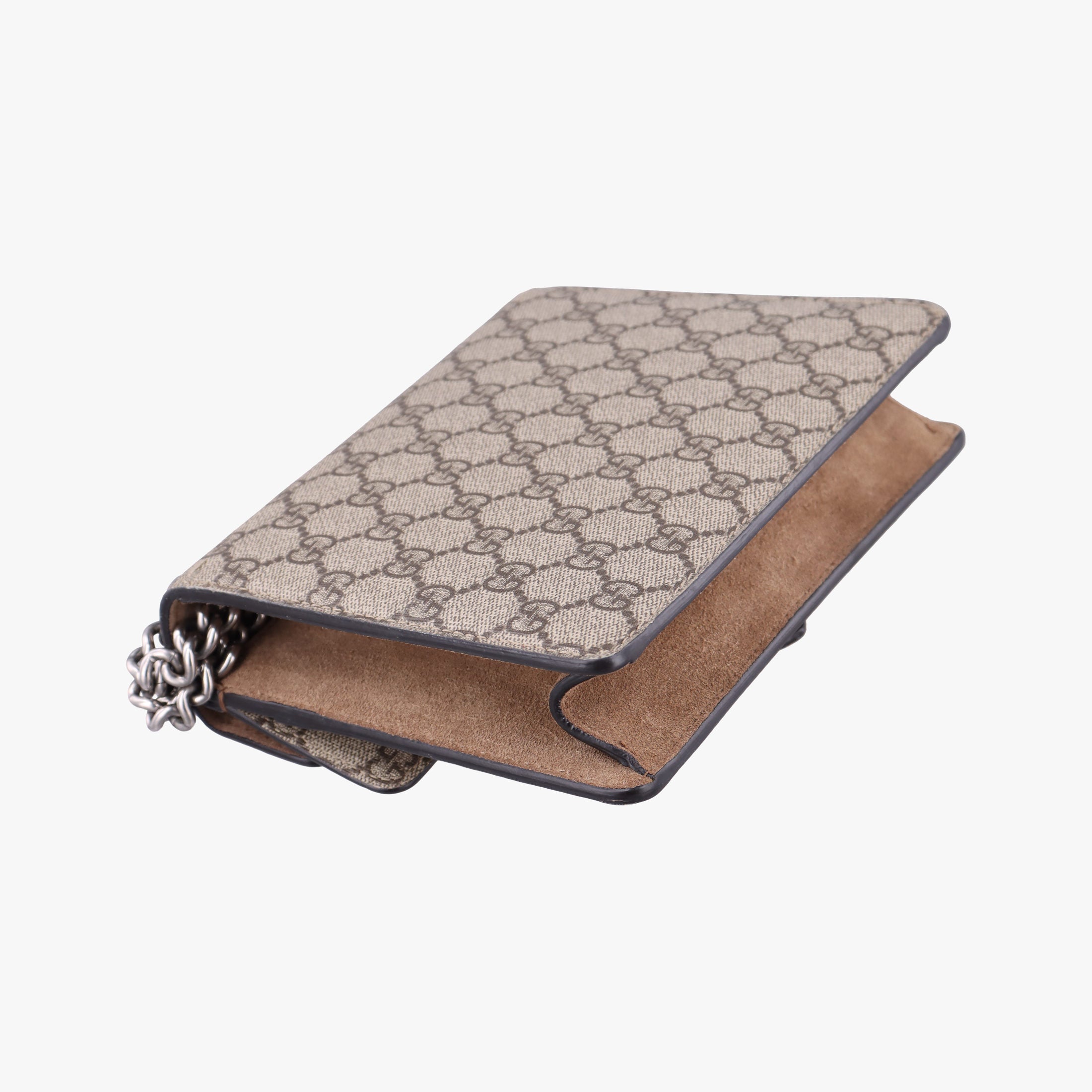 Pre-owned Gucci Dionysus Brown PVC coated canvas × suede 421970 shoulderbag | stylenewstar