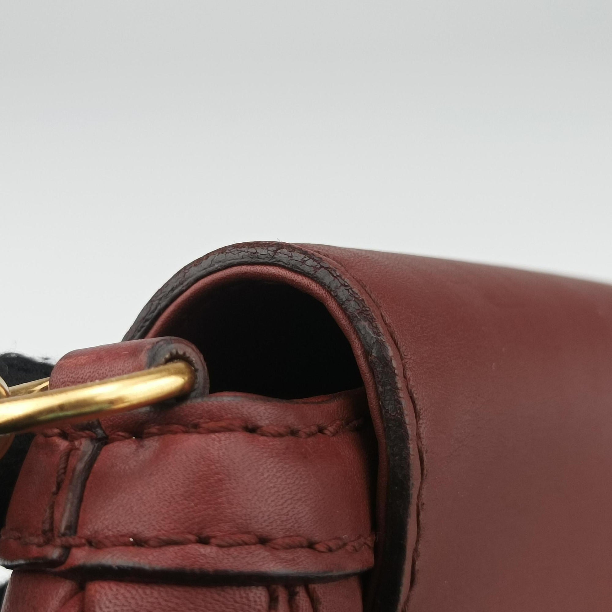 Vintage Gucci Smilla Burgundy Leather 269927 shoulderbag | stylenewstar