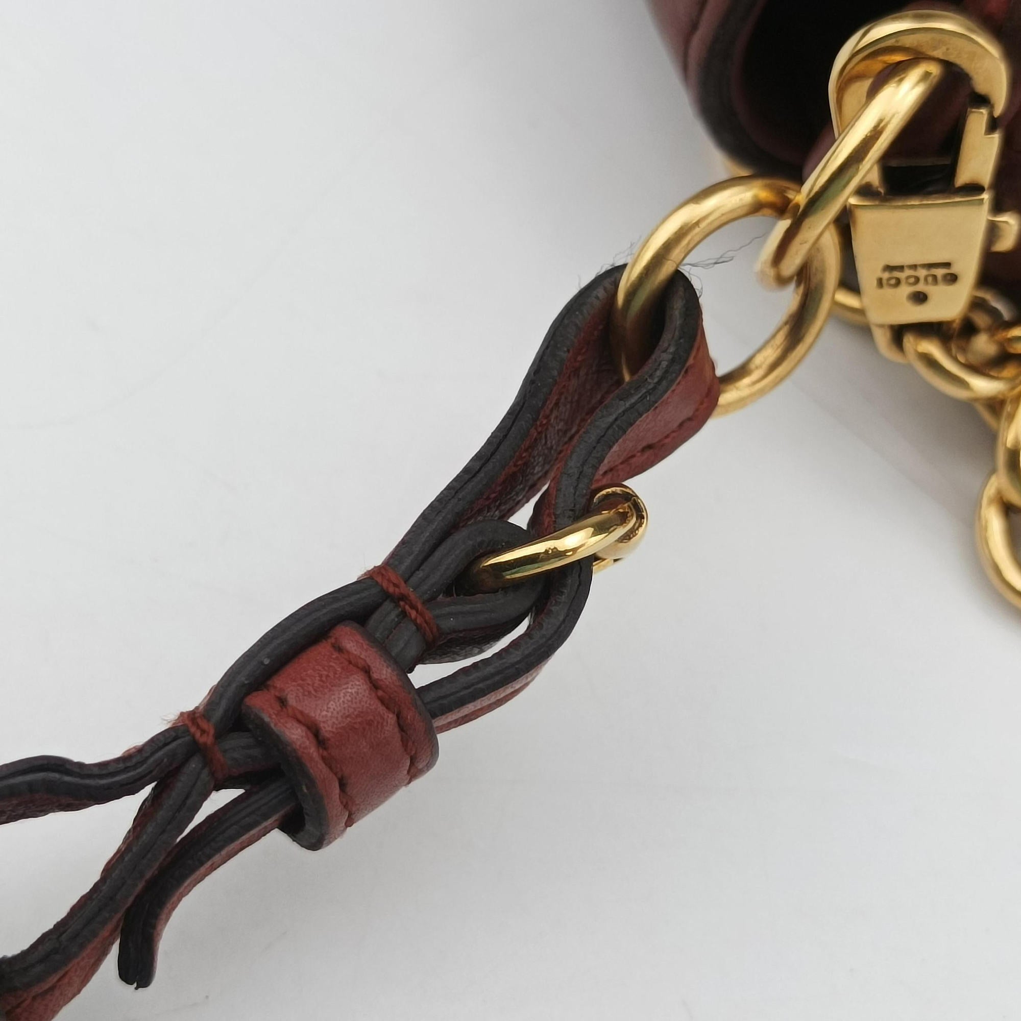 Vintage Gucci Smilla Burgundy Leather 269927 shoulderbag | stylenewstar