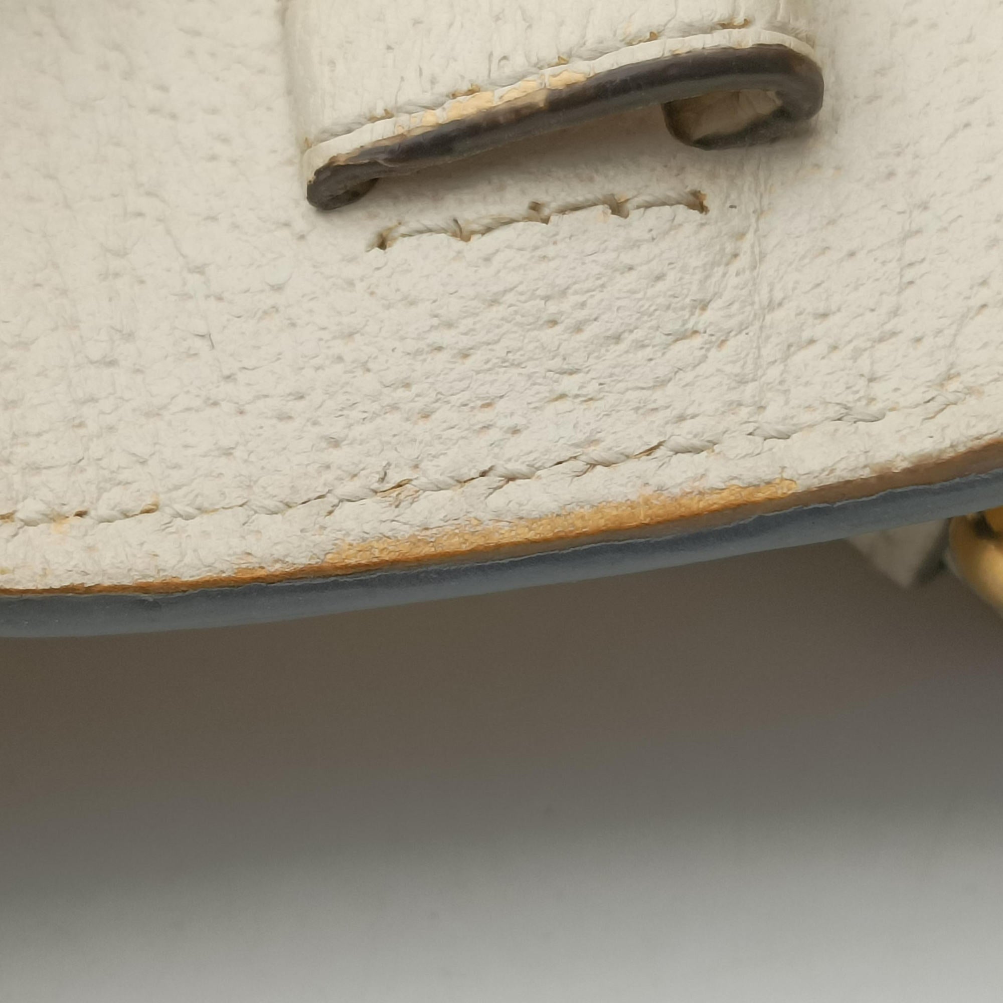 Secondhand Gucci Sylvie Ivory×navy×red Leather 470270 shoulderbag | stylenewstar