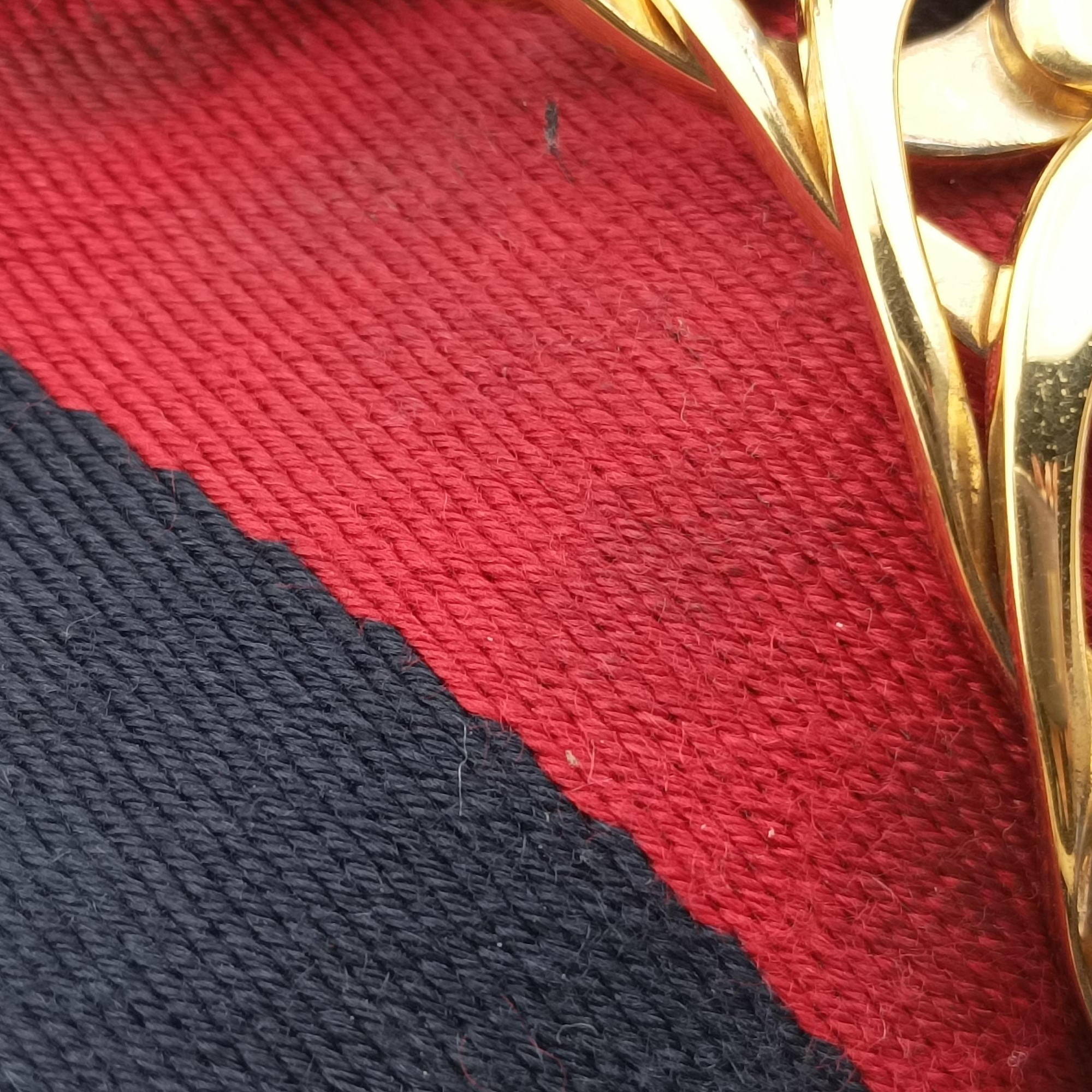 Secondhand Gucci Sylvie Ivory×navy×red Leather 470270 shoulderbag | stylenewstar