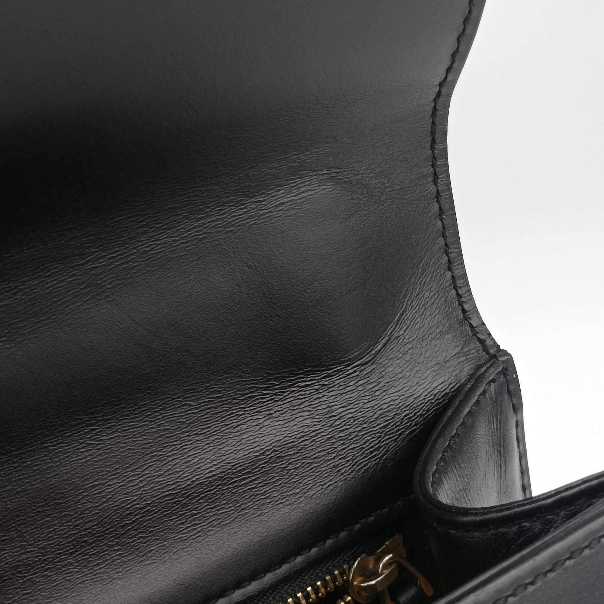 Vintage Gucci Sylvie Black×green×red Leather 421882 shoulderbag | stylenewstar