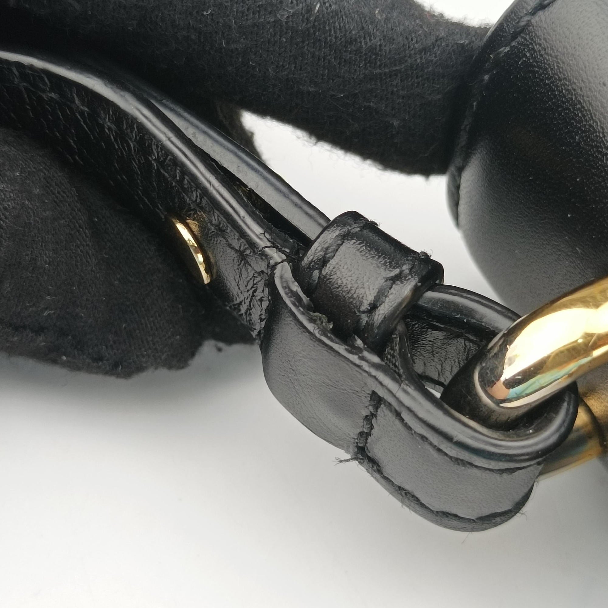 Vintage Gucci Sylvie Black×green×red Leather 421882 shoulderbag | stylenewstar