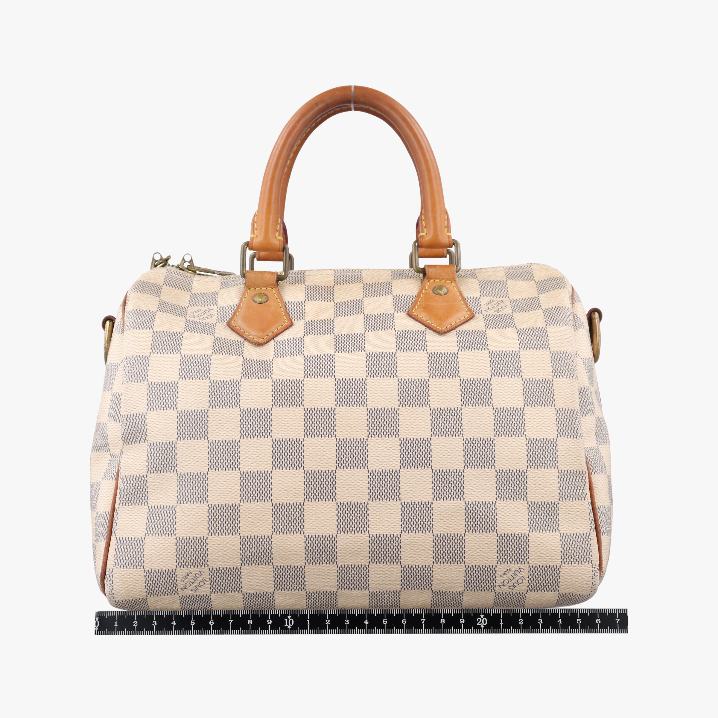 Pre-owned Louis Vuitton Speedy 25 AZUR Damier Canvas N41534 handbag | stylenewstar