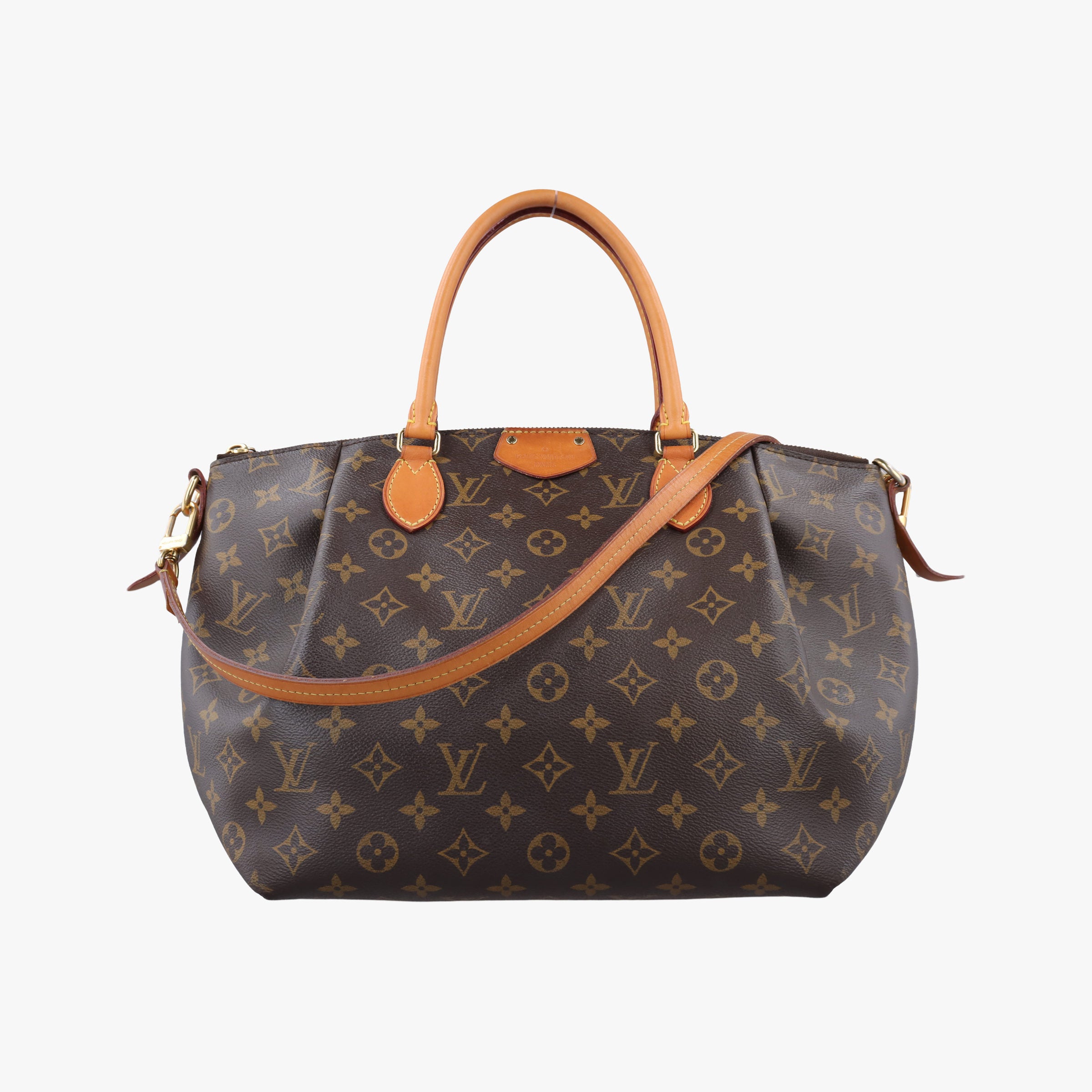 Pre-owned Louis Vuitton TURENNE MM Brown Monogram Canvas M48814 shoulderbag | stylenewstar