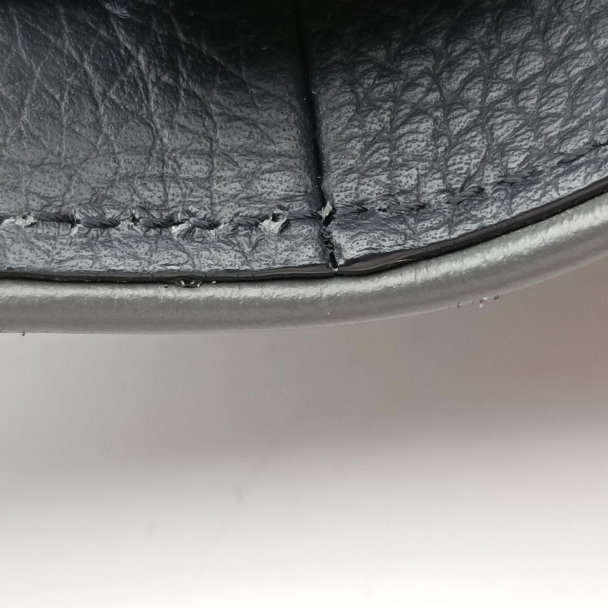 Pre-owned Christian Dior saddle Green×Navy Leather×Nylon  shoulderbag | stylenewstar