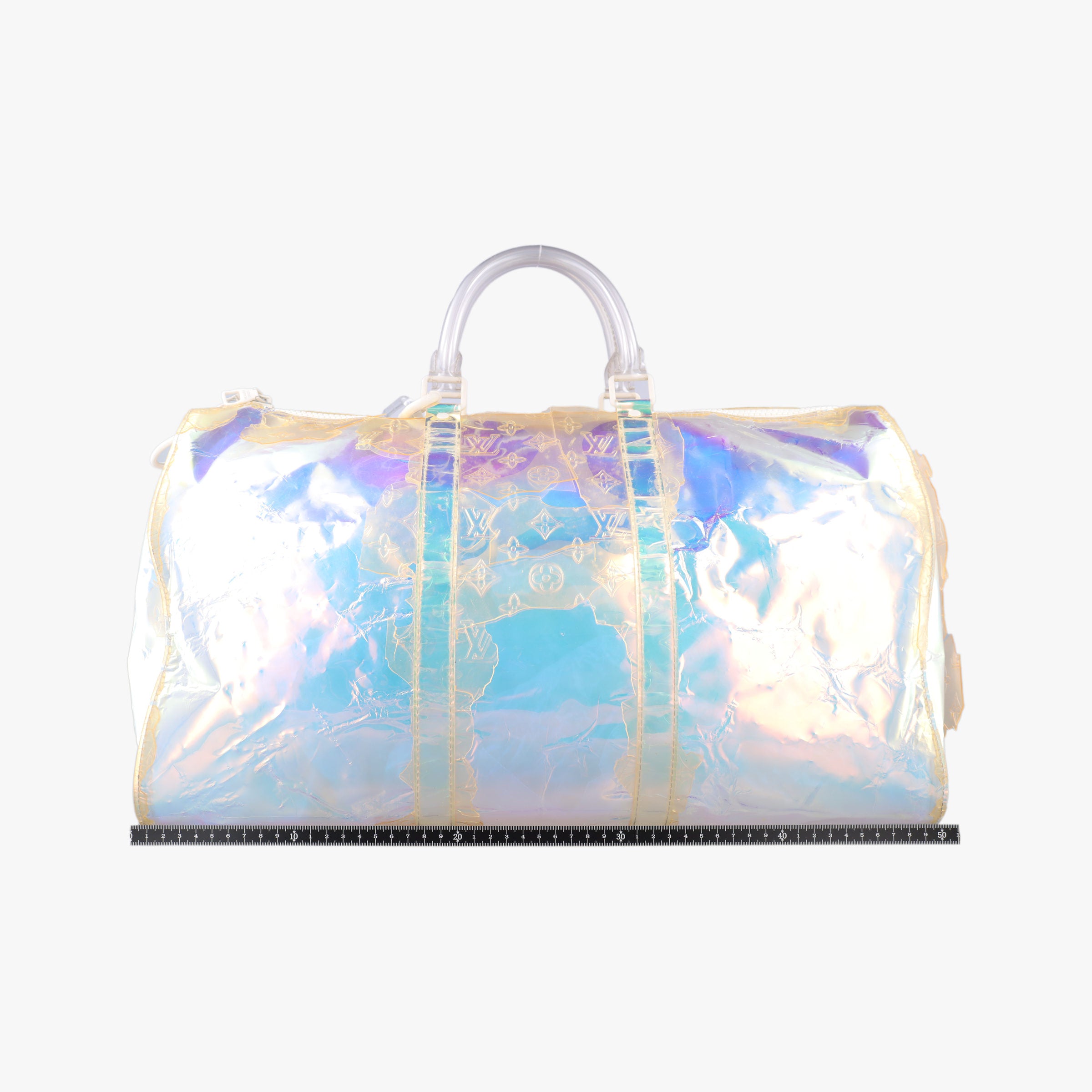 Pre-owned Louis Vuitton Keepall Bandouliere 50 aurora Monogram Prism M53271 shoulderbag | stylenewstar