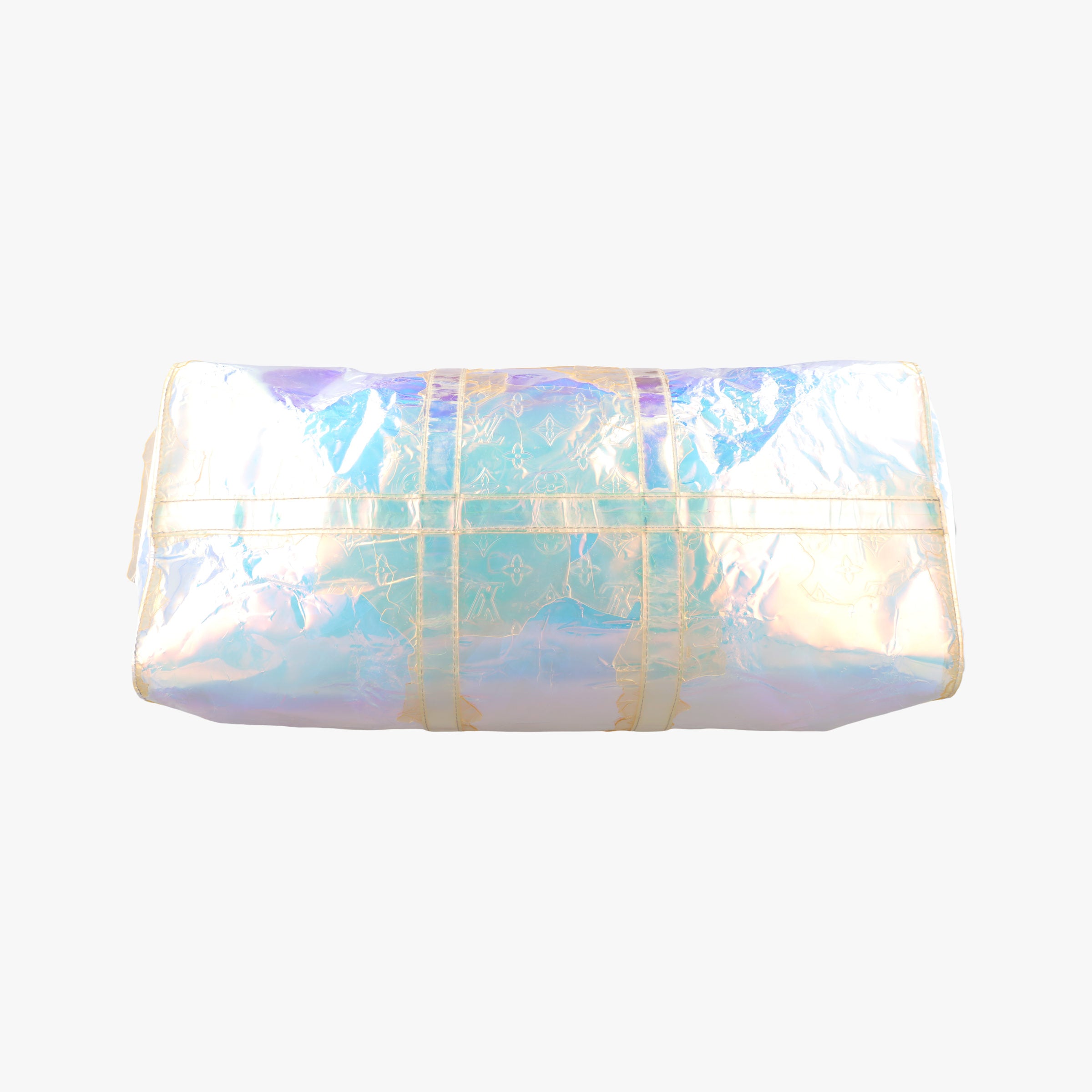 Pre-owned Louis Vuitton Keepall Bandouliere 50 aurora Monogram Prism M53271 shoulderbag | stylenewstar