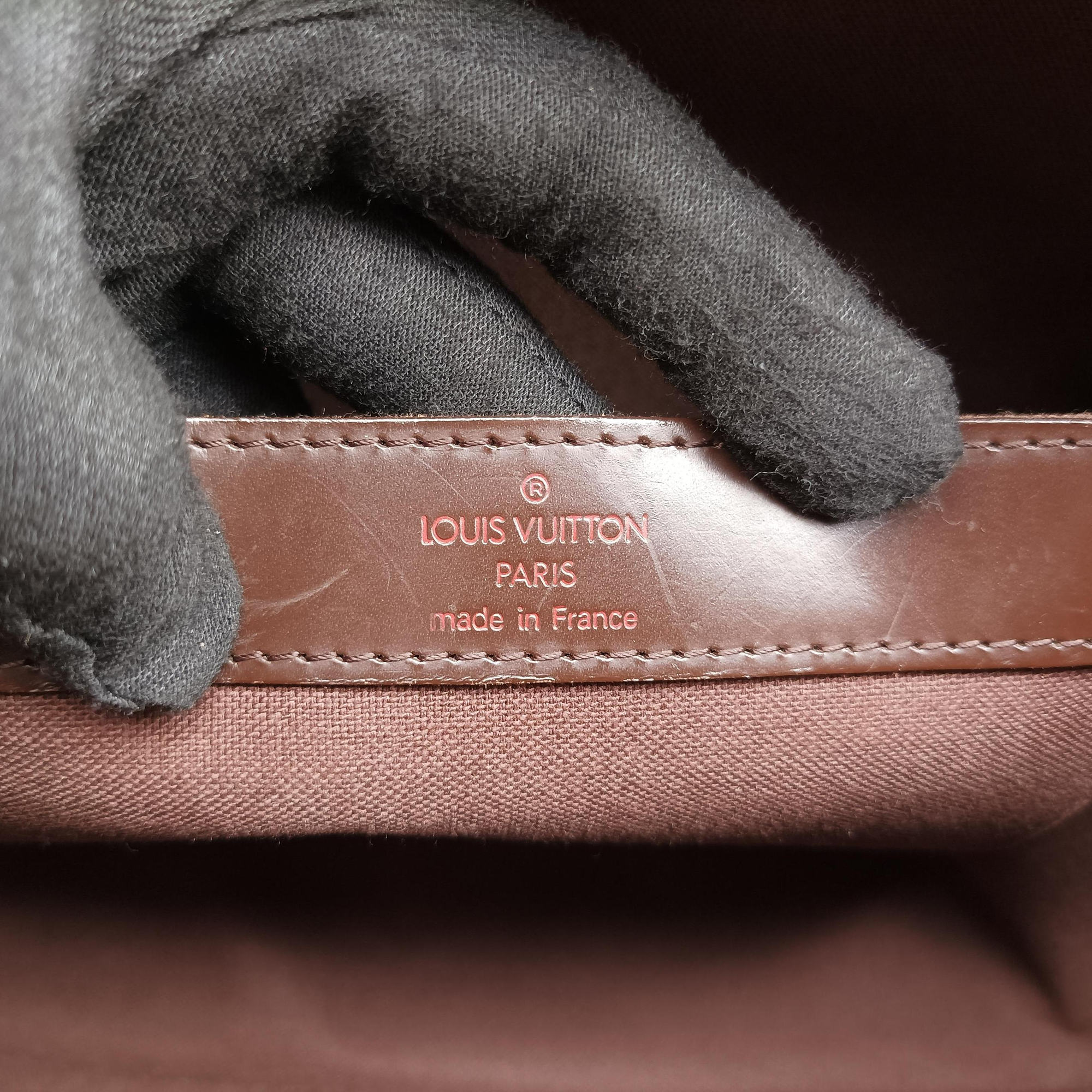 Pre-owned Louis Vuitton NAVIGLIO EBENE Damier Canvas N45255 shoulderbag | stylenewstar