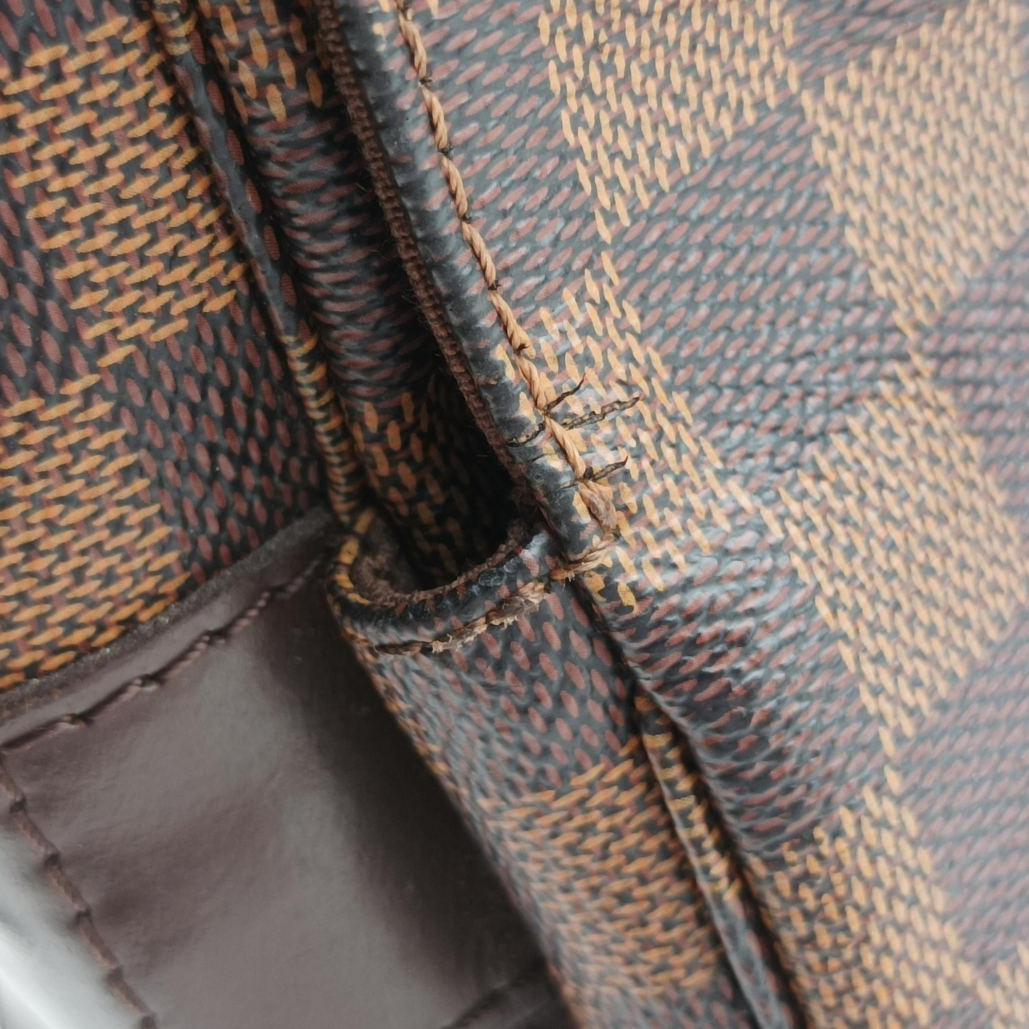 Pre-owned Louis Vuitton NAVIGLIO EBENE Damier Canvas N45255 shoulderbag | stylenewstar