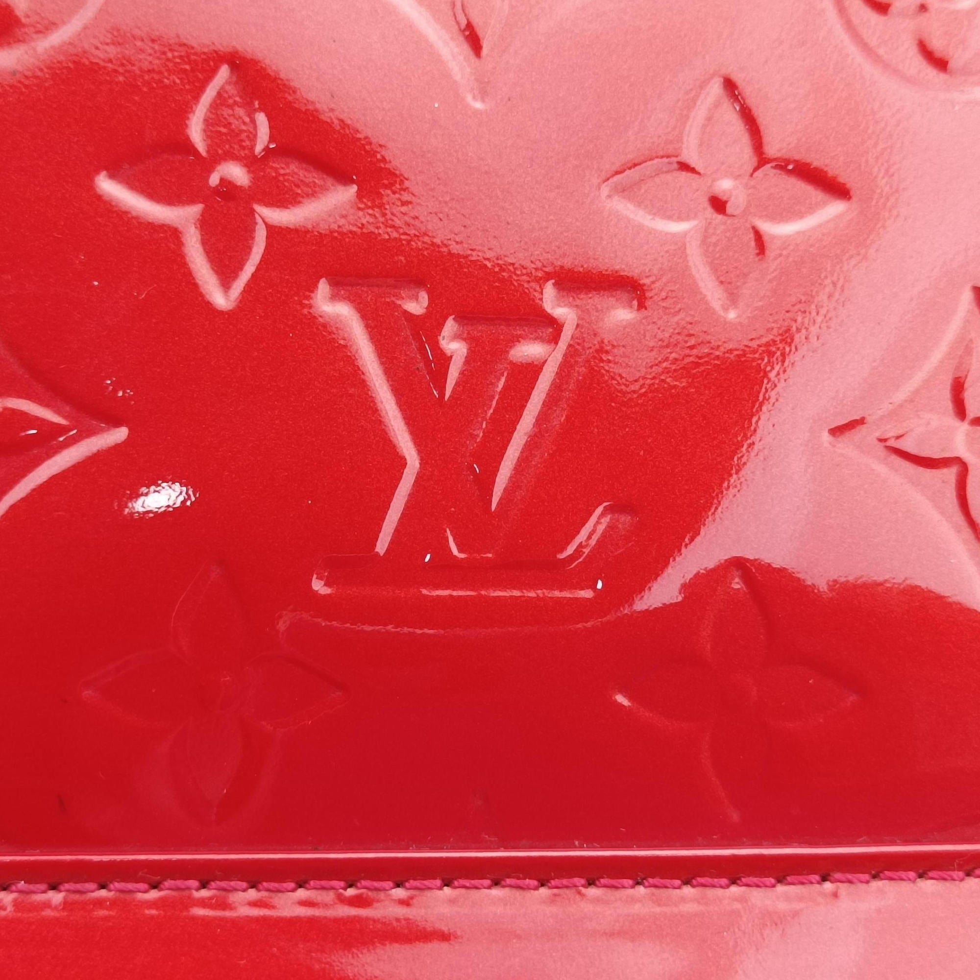 Pre-owned Louis Vuitton Alma BB CERISE Vernis M90174 shoulderbag | stylenewstar