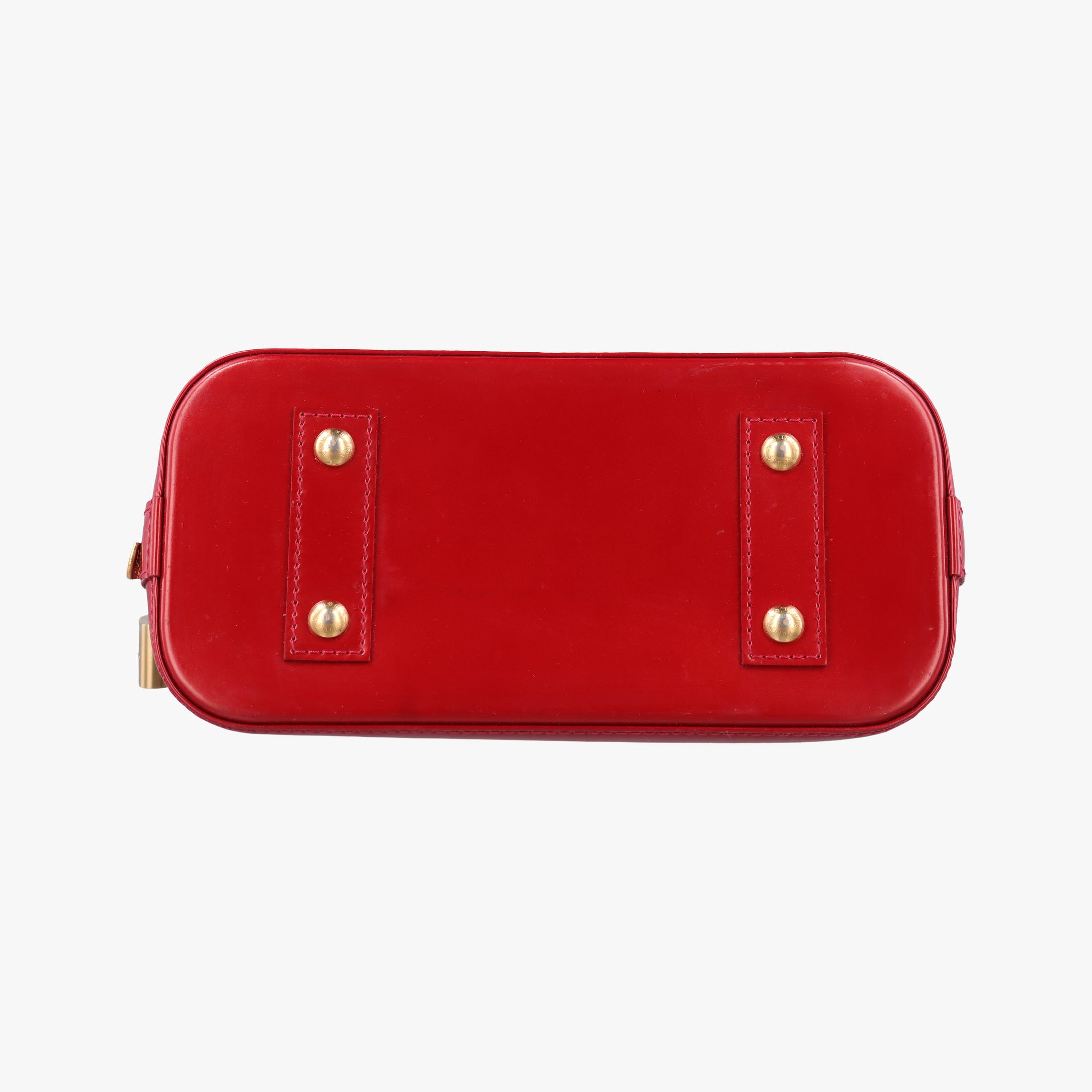 Pre-owned Louis Vuitton Alma BB CERISE Vernis M90174 shoulderbag | stylenewstar
