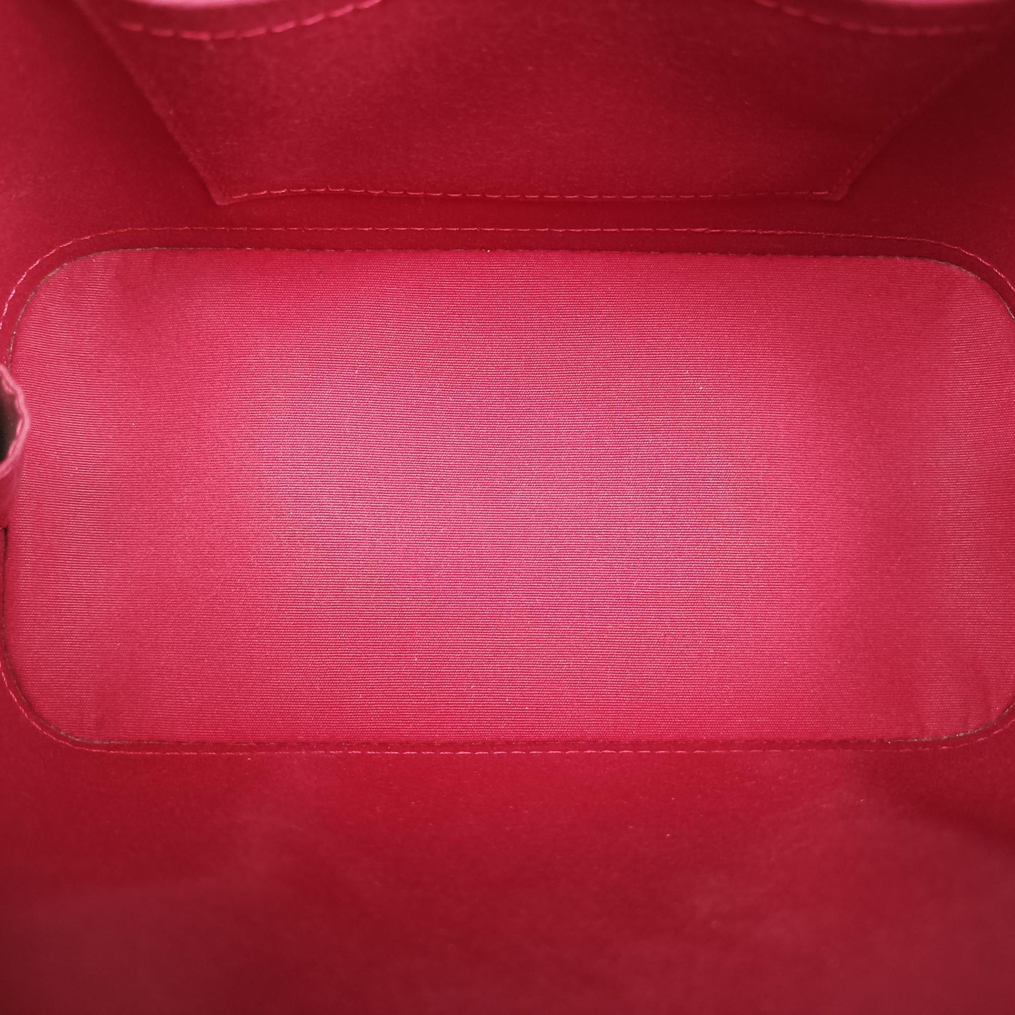 Pre-owned Louis Vuitton Alma BB CERISE Vernis M90174 shoulderbag | stylenewstar
