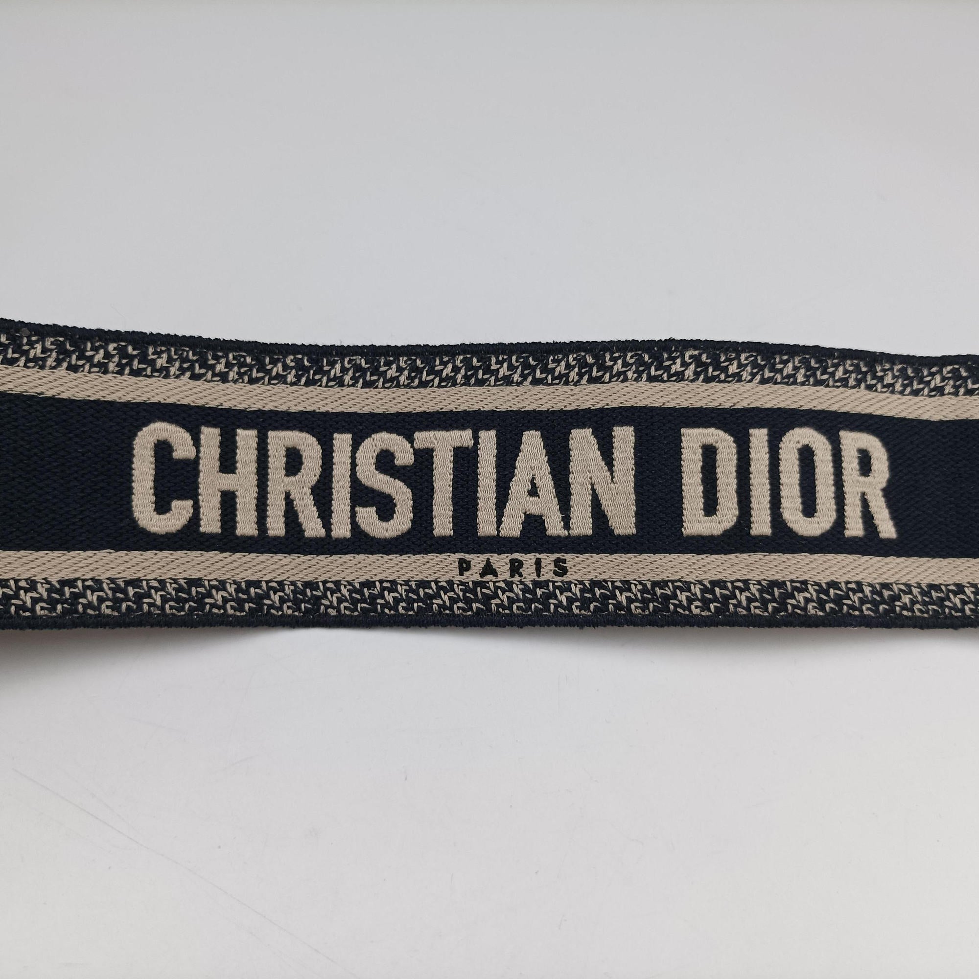 Pre-owned Christian Dior Wicker Basket Beige×navy Natural wicker×Dior oblique jacquard  shoulderbag | stylenewstar