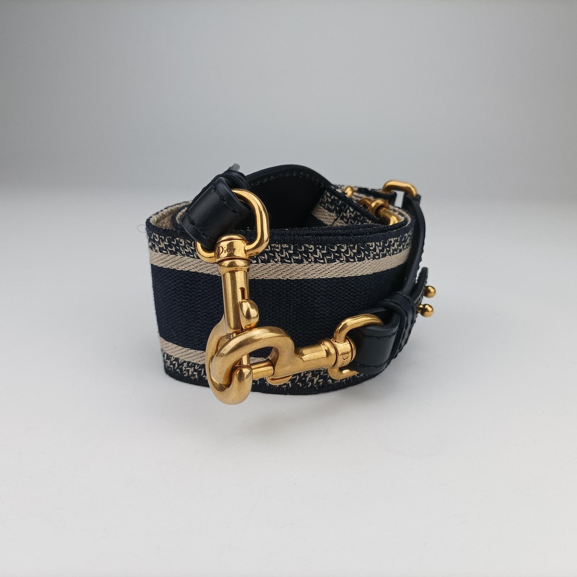 Pre-owned Christian Dior Wicker Basket Beige×navy Natural wicker×Dior oblique jacquard  shoulderbag | stylenewstar