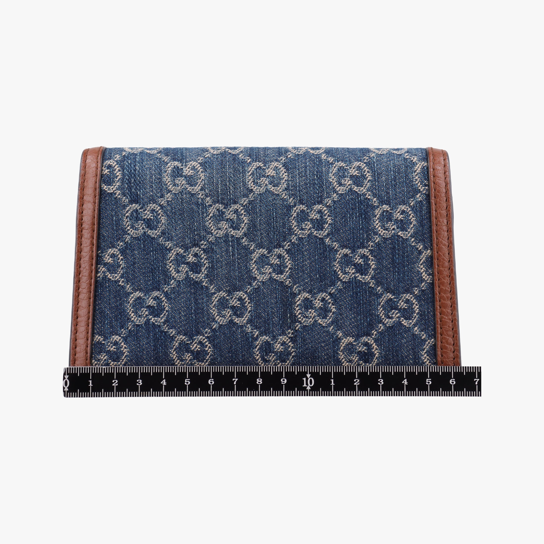 Pre-owned Gucci Dionysus Blue×brown denim×leather 476432 shoulderbag | stylenewstar