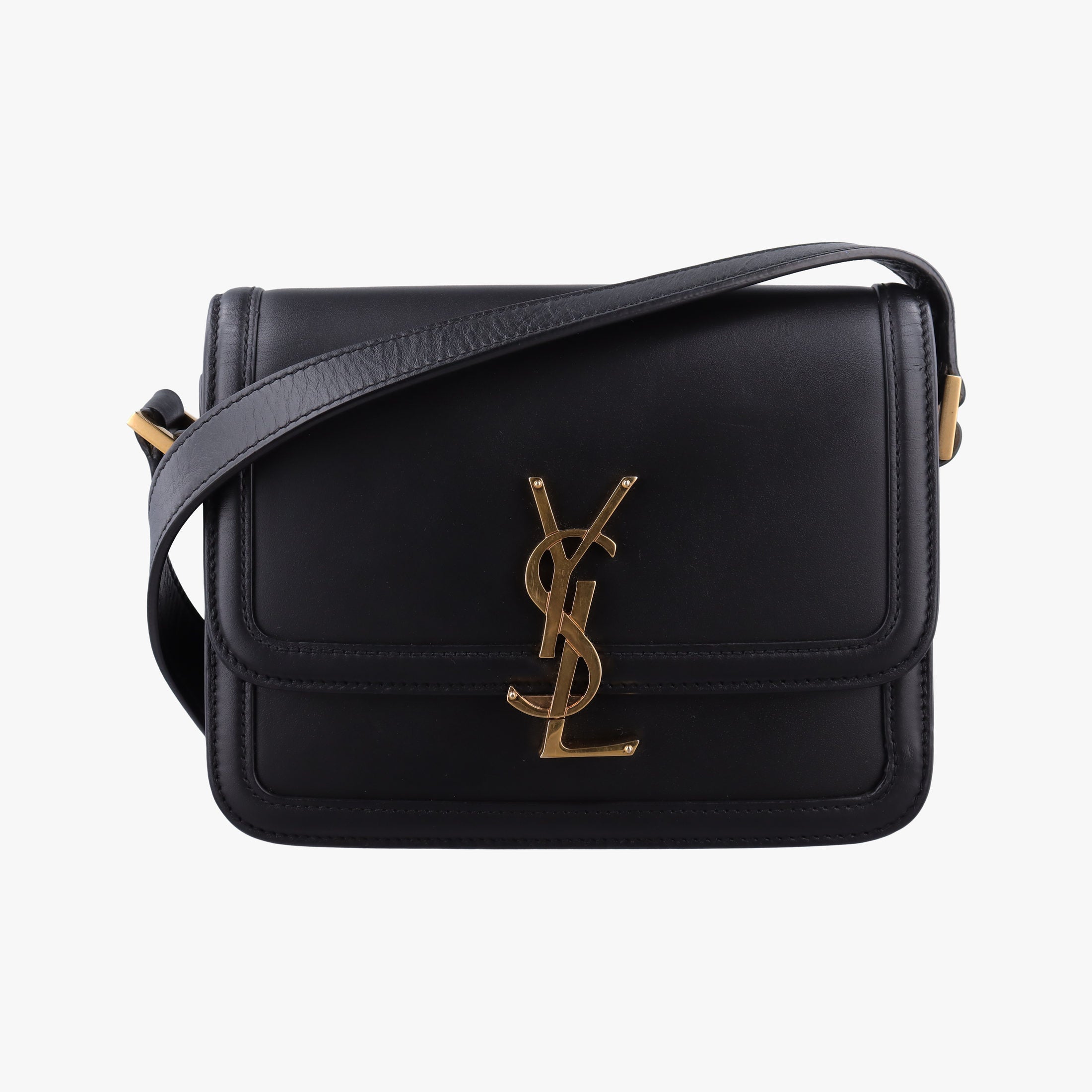 Vintage Yves Saint Laurent Solferino Black Leather 634306 shoulderbag | stylenewstar
