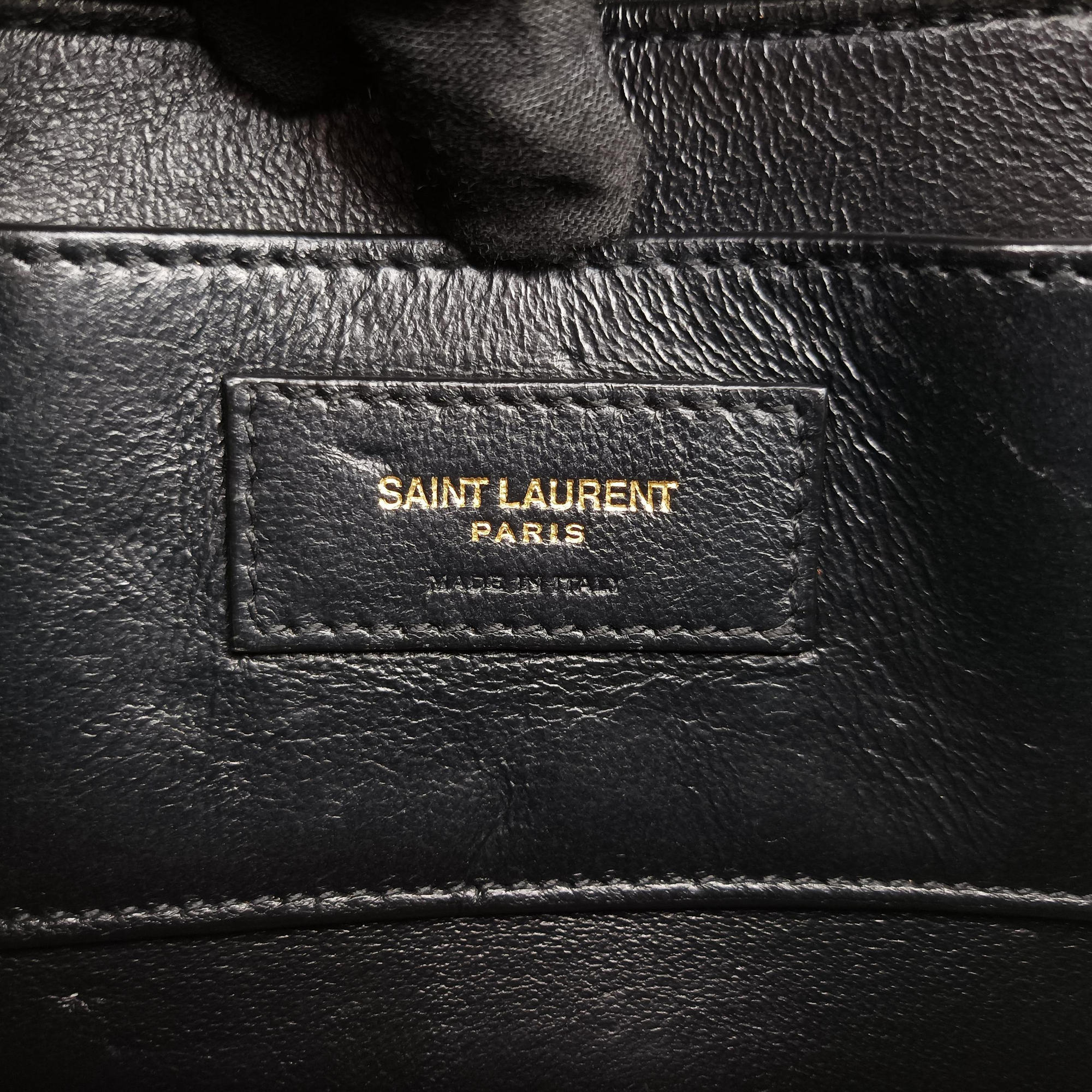 Vintage Yves Saint Laurent Solferino Black Leather 634306 shoulderbag | stylenewstar
