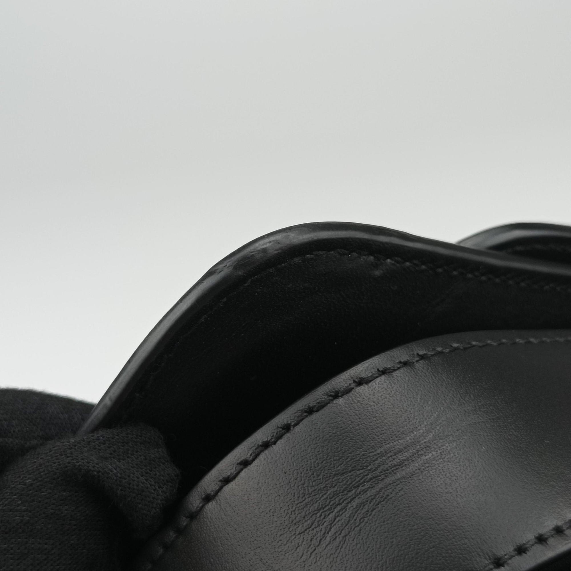 Vintage Yves Saint Laurent Solferino Black Leather 634306 shoulderbag | stylenewstar