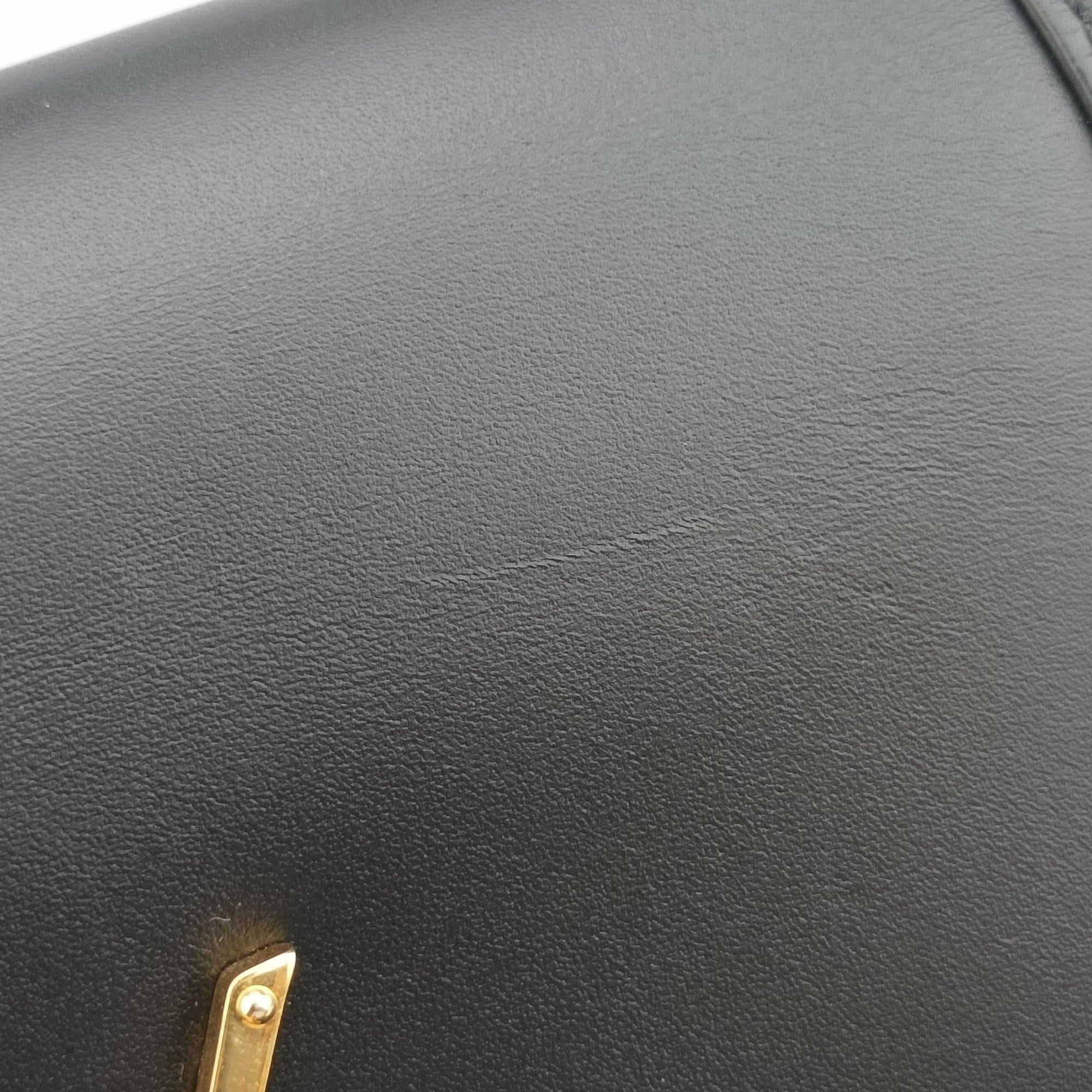 Vintage Yves Saint Laurent Solferino Black Leather 634306 shoulderbag | stylenewstar