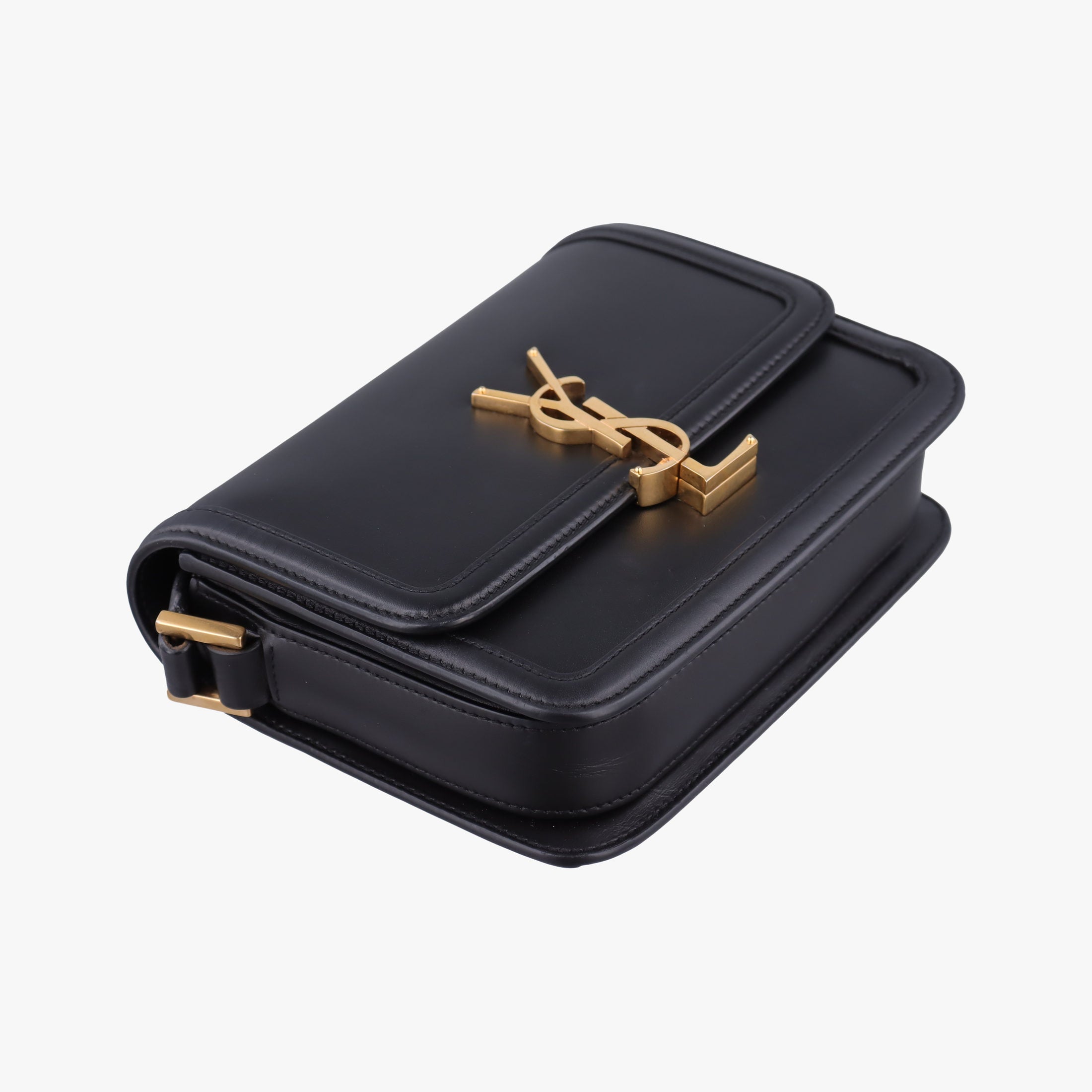 Vintage Yves Saint Laurent Solferino Black Leather 634306 shoulderbag | stylenewstar