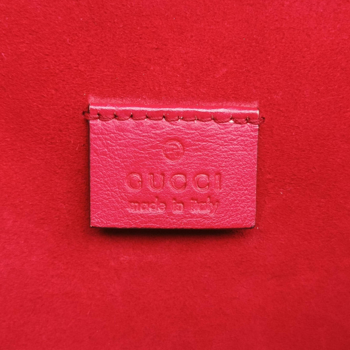 Pre-owned Gucci Dionysus Beige x Red PVC coated canvas × suede 400249 shoulderbag | stylenewstar