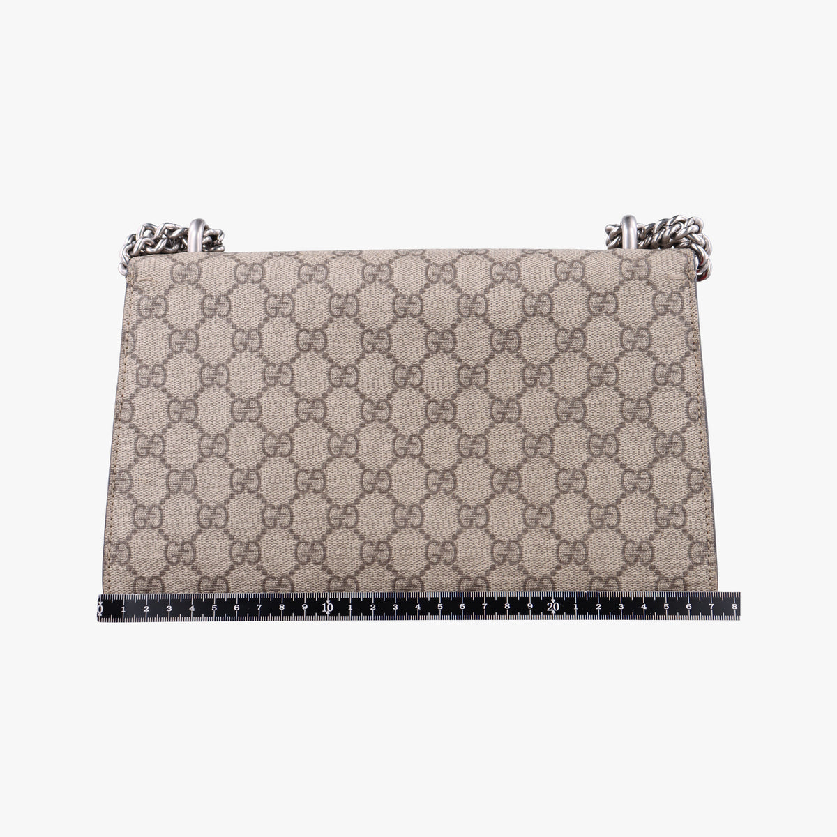Pre-owned Gucci Dionysus Beige x Red PVC coated canvas × suede 400249 shoulderbag | stylenewstar