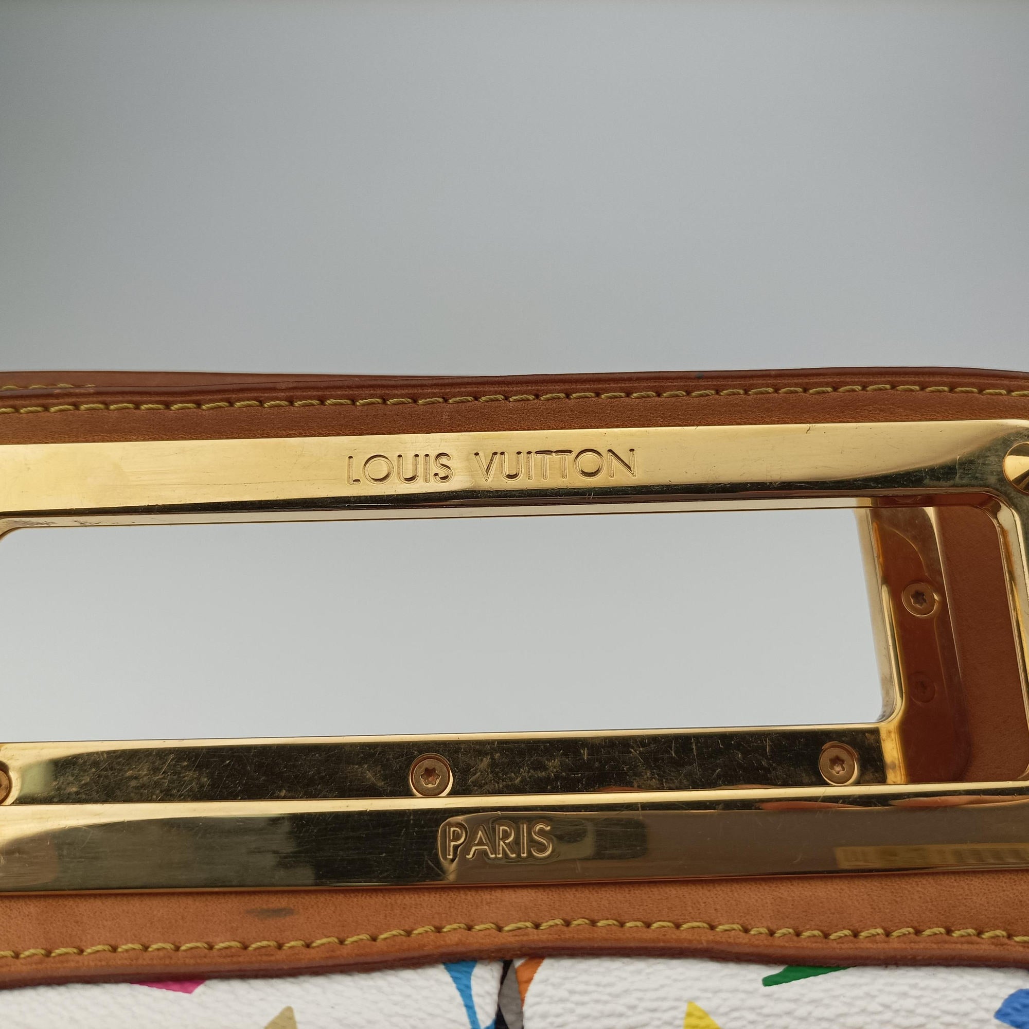 Secondhand Louis Vuitton JUDY MM white Monogram Multicolor M40255 shoulderbag | stylenewstar
