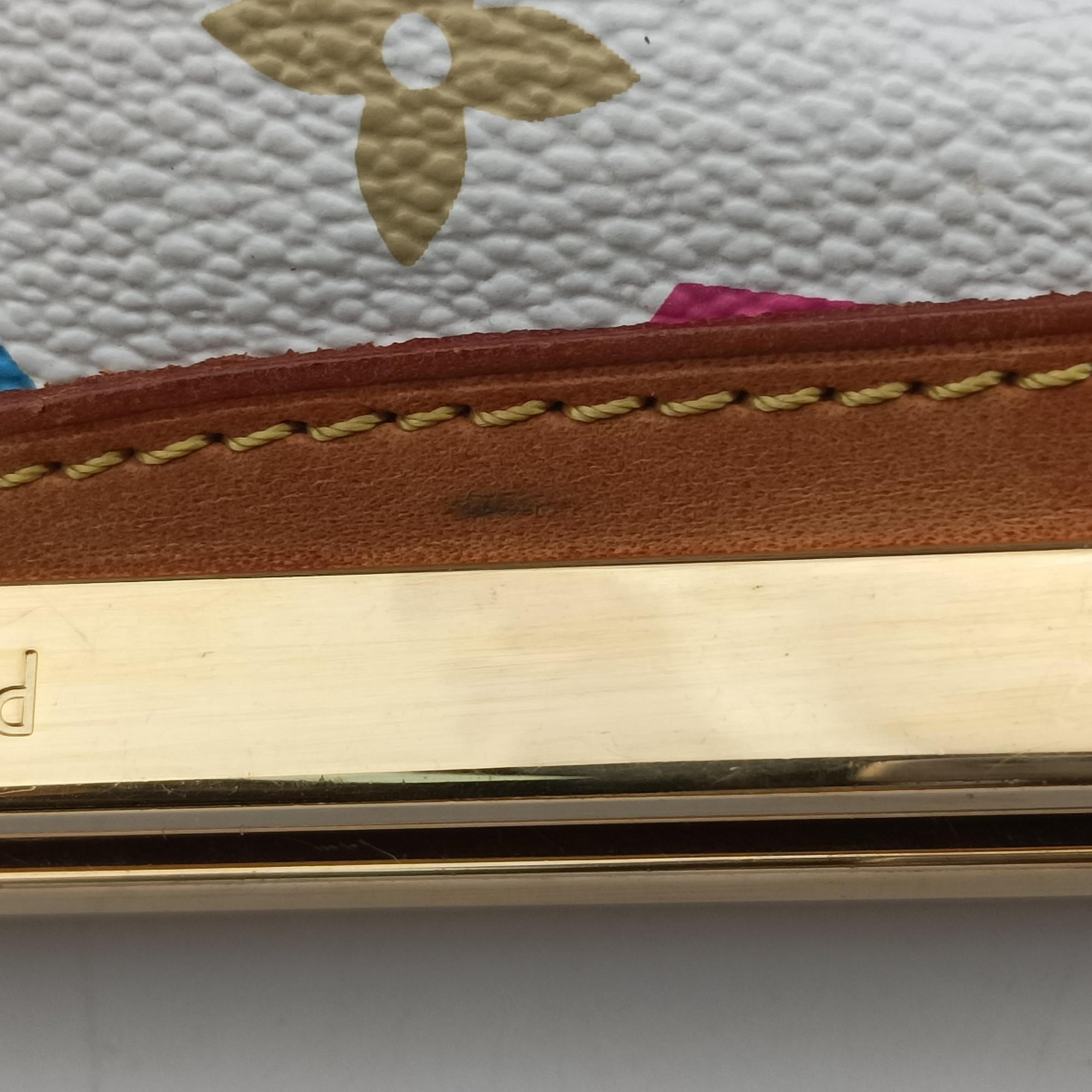 Secondhand Louis Vuitton JUDY MM white Monogram Multicolor M40255 shoulderbag | stylenewstar