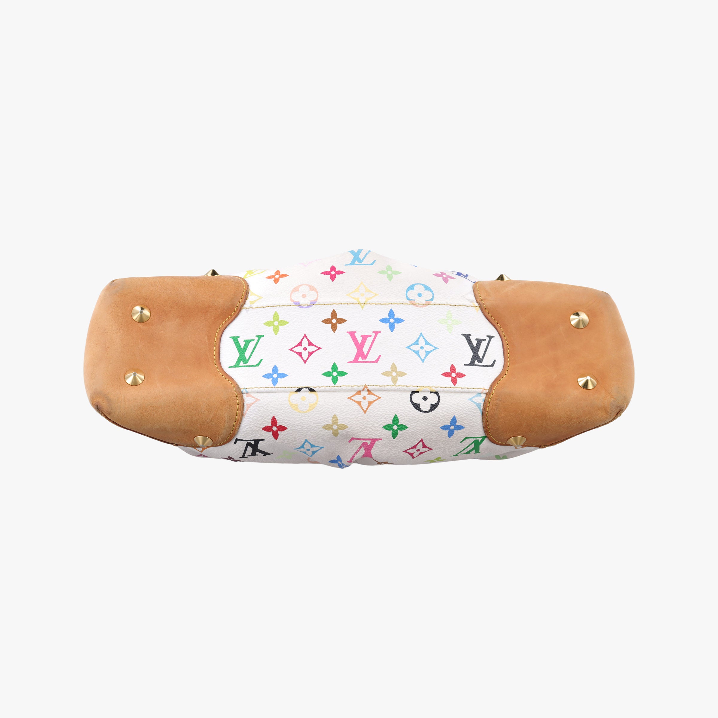 Secondhand Louis Vuitton JUDY MM white Monogram Multicolor M40255 shoulderbag | stylenewstar
