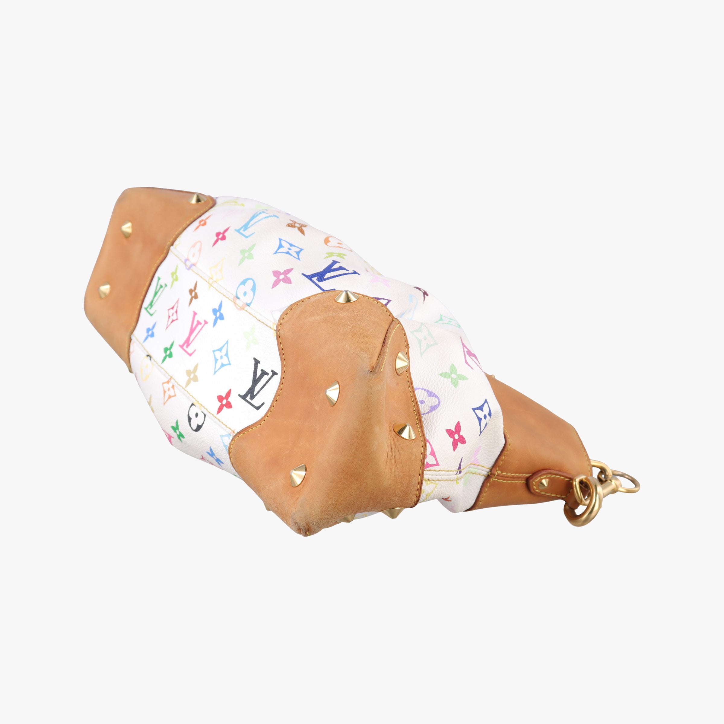 Secondhand Louis Vuitton JUDY MM white Monogram Multicolor M40255 shoulderbag | stylenewstar