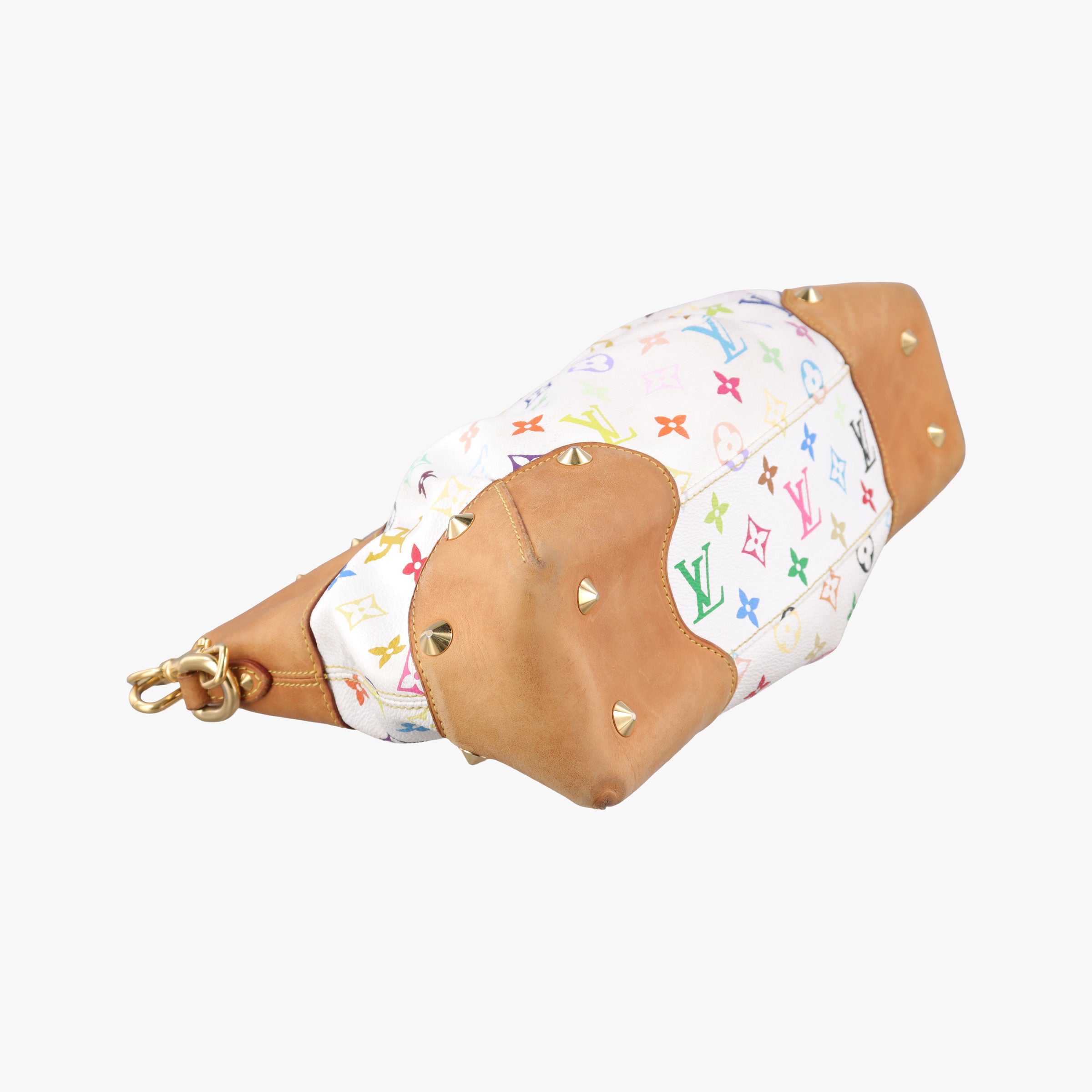 Secondhand Louis Vuitton JUDY MM white Monogram Multicolor M40255 shoulderbag | stylenewstar
