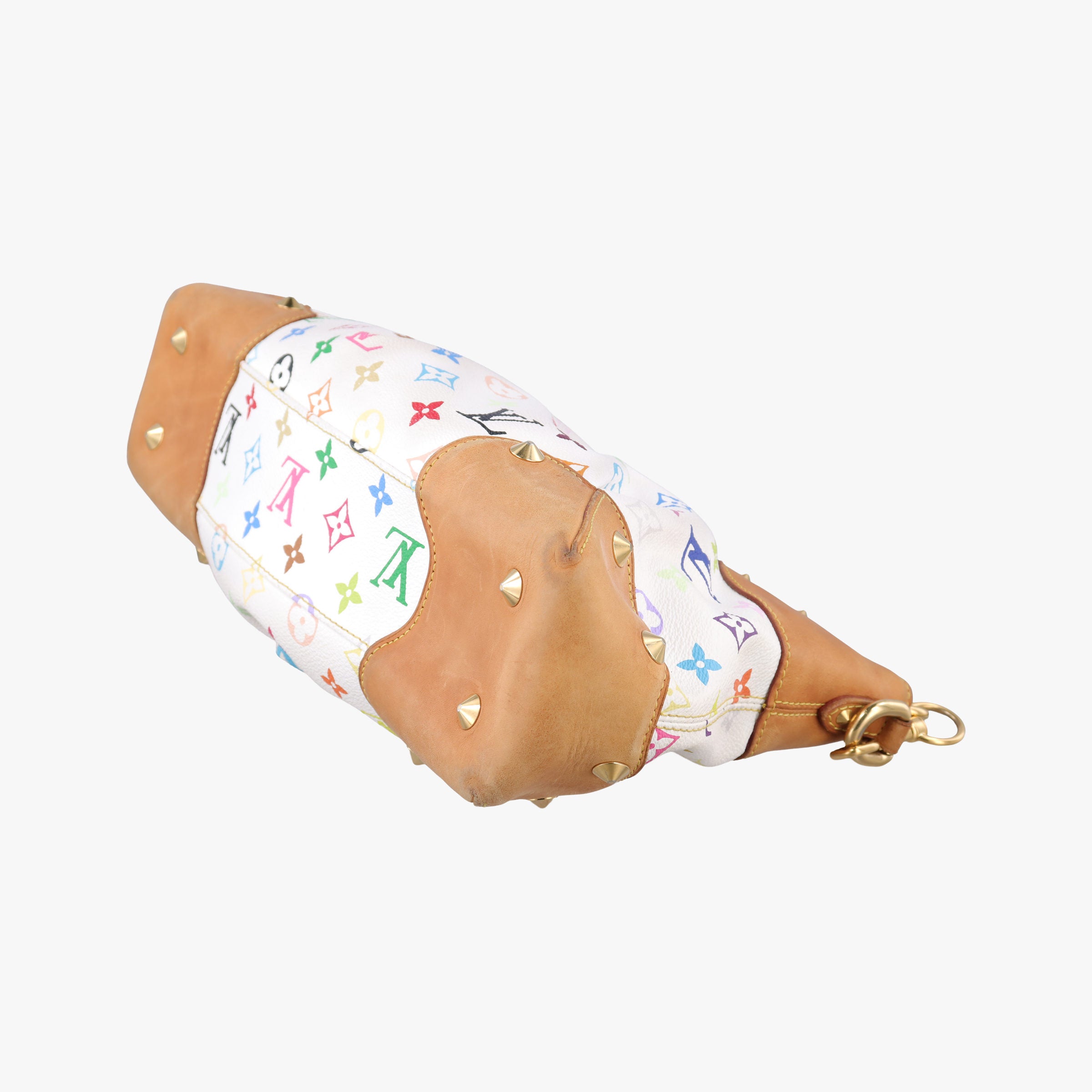 Secondhand Louis Vuitton JUDY MM white Monogram Multicolor M40255 shoulderbag | stylenewstar