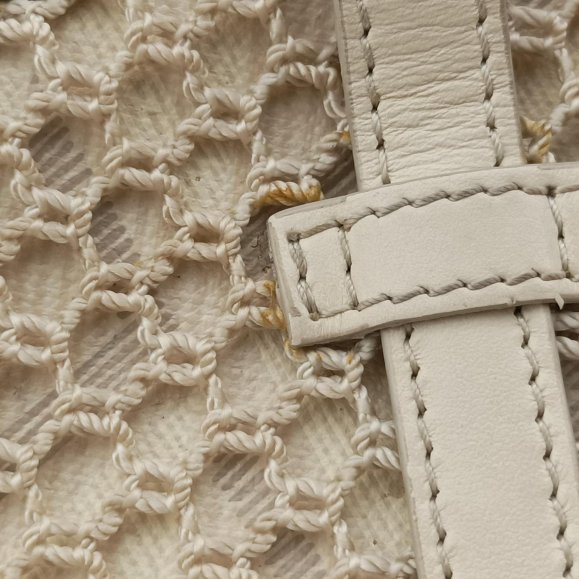 Pre-owned Christian Dior Saddle Beige PVC coated canvas × leather  bum bag/waist bag | stylenewstar