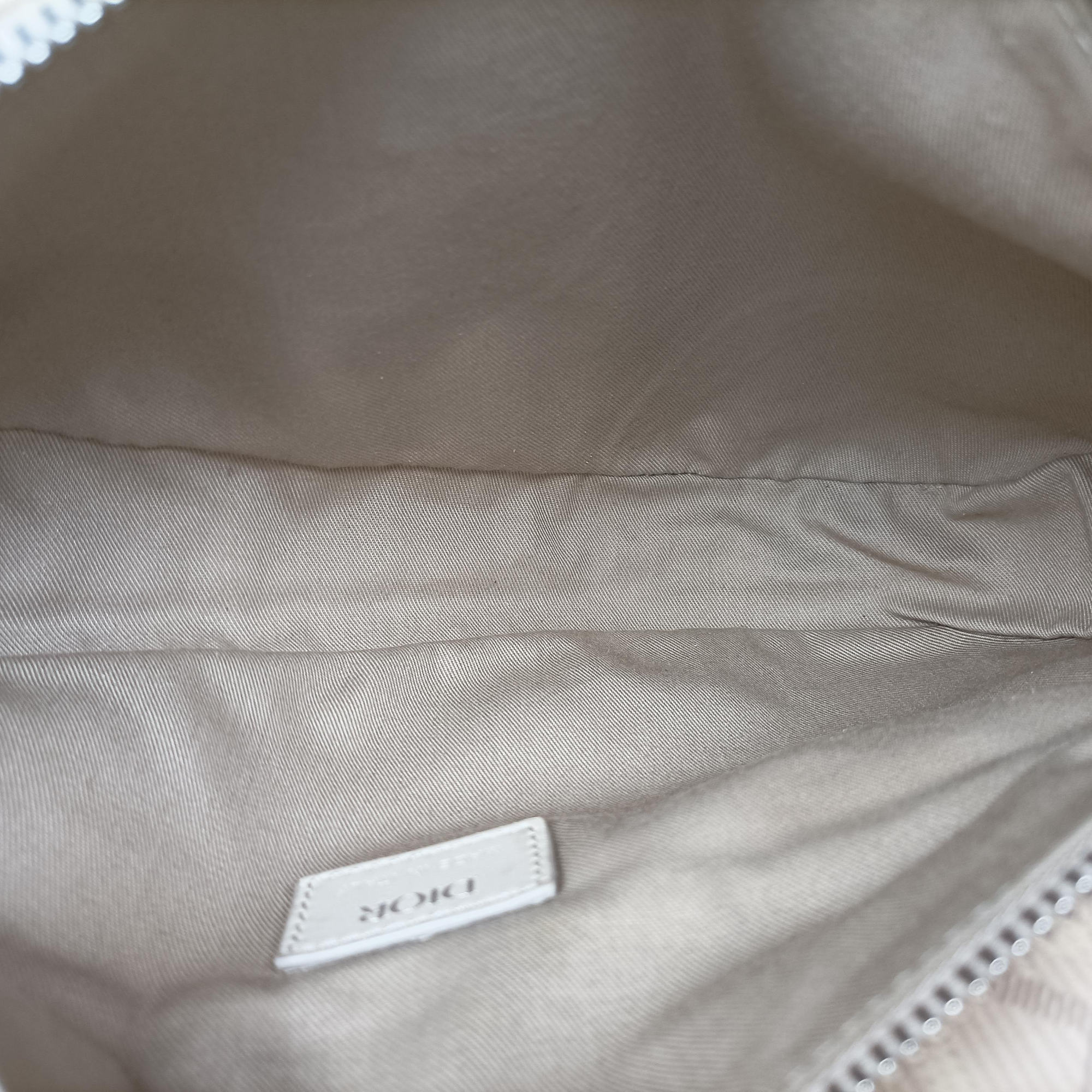 Pre-owned Christian Dior Saddle Beige PVC coated canvas × leather  bum bag/waist bag | stylenewstar