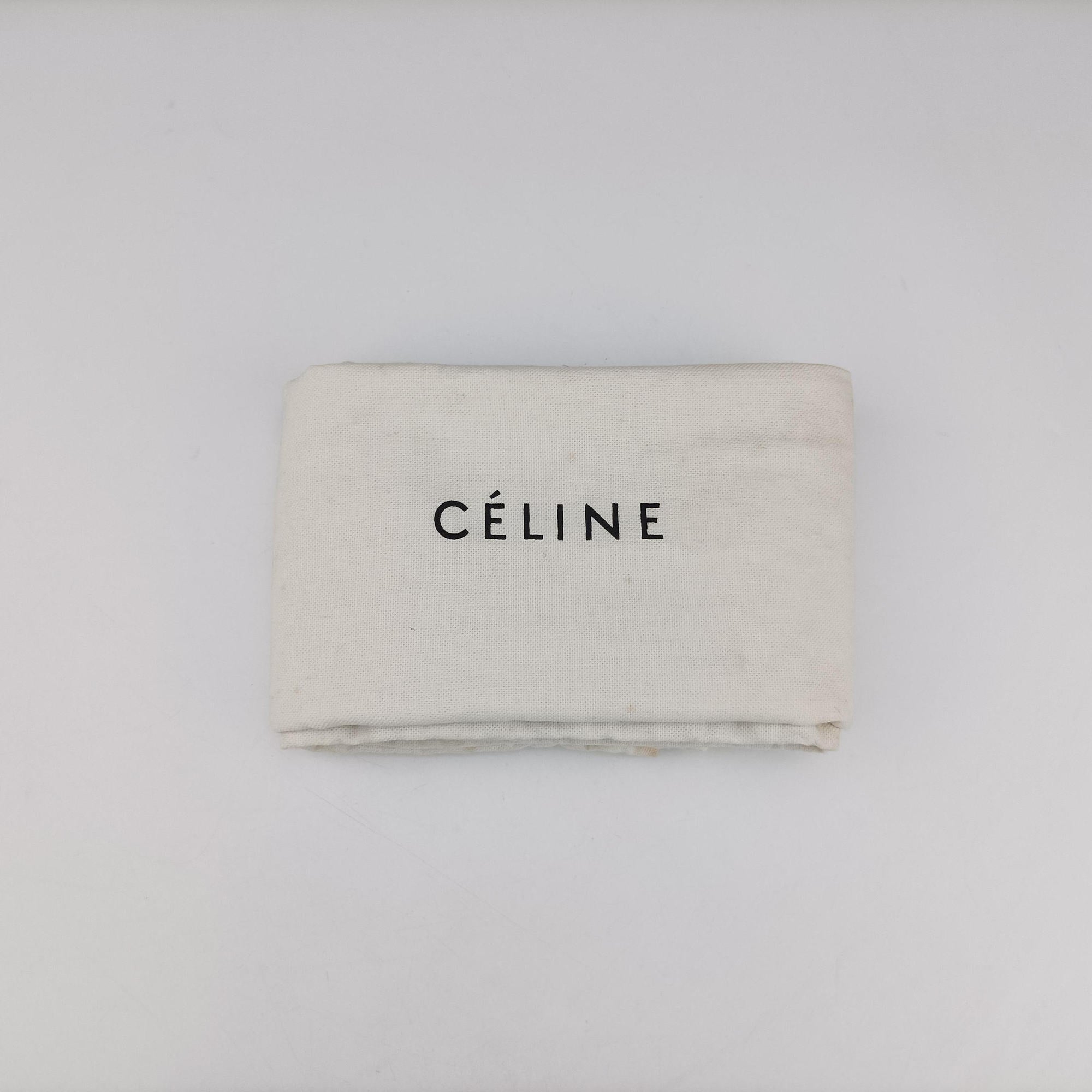 Pre-owned Celine Luggage Mini Shopper Black Leather  handbag | stylenewstar