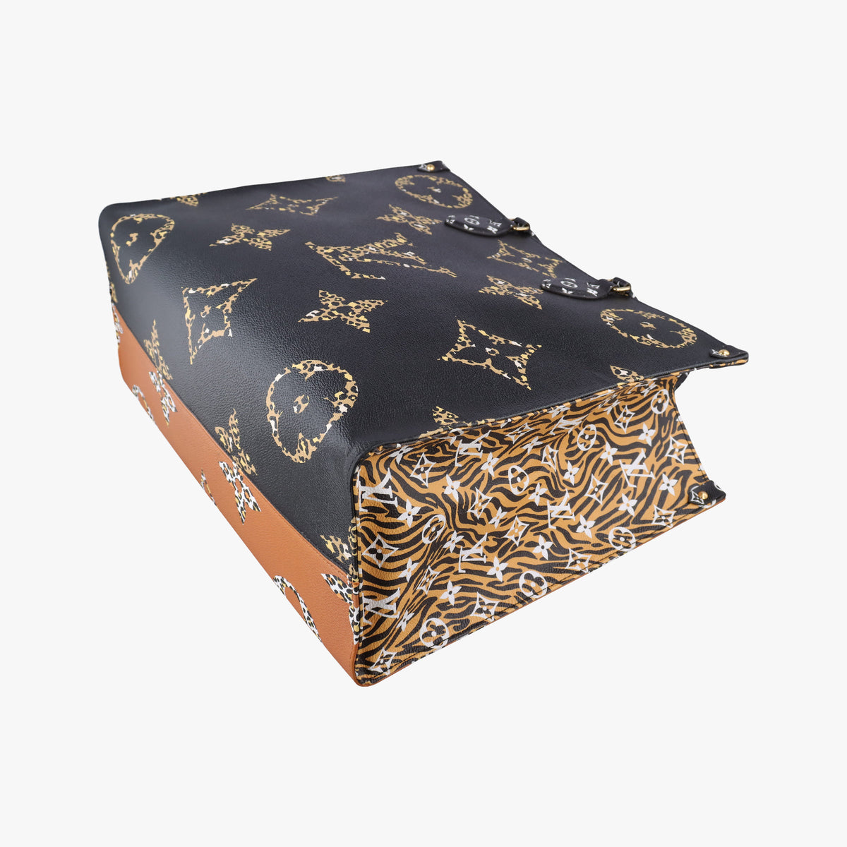 Pre-owned Louis Vuitton On The Go GM Multicolor Monogram Giant Jungle M44674 shoulderbag | stylenewstar