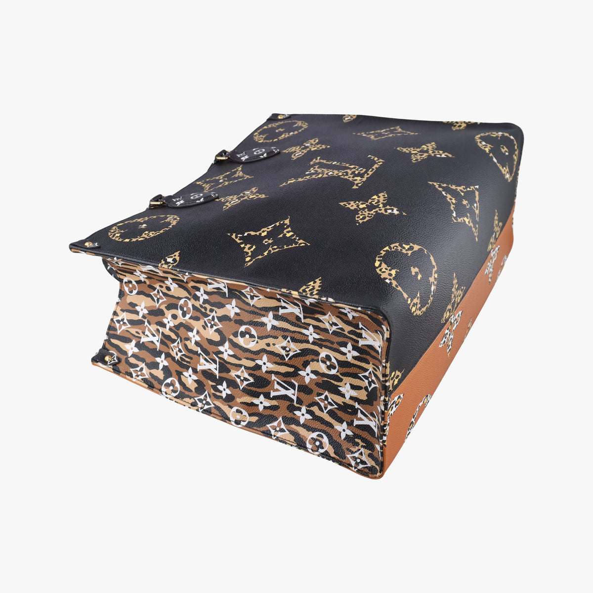 Pre-owned Louis Vuitton On The Go GM Multicolor Monogram Giant Jungle M44674 shoulderbag | stylenewstar