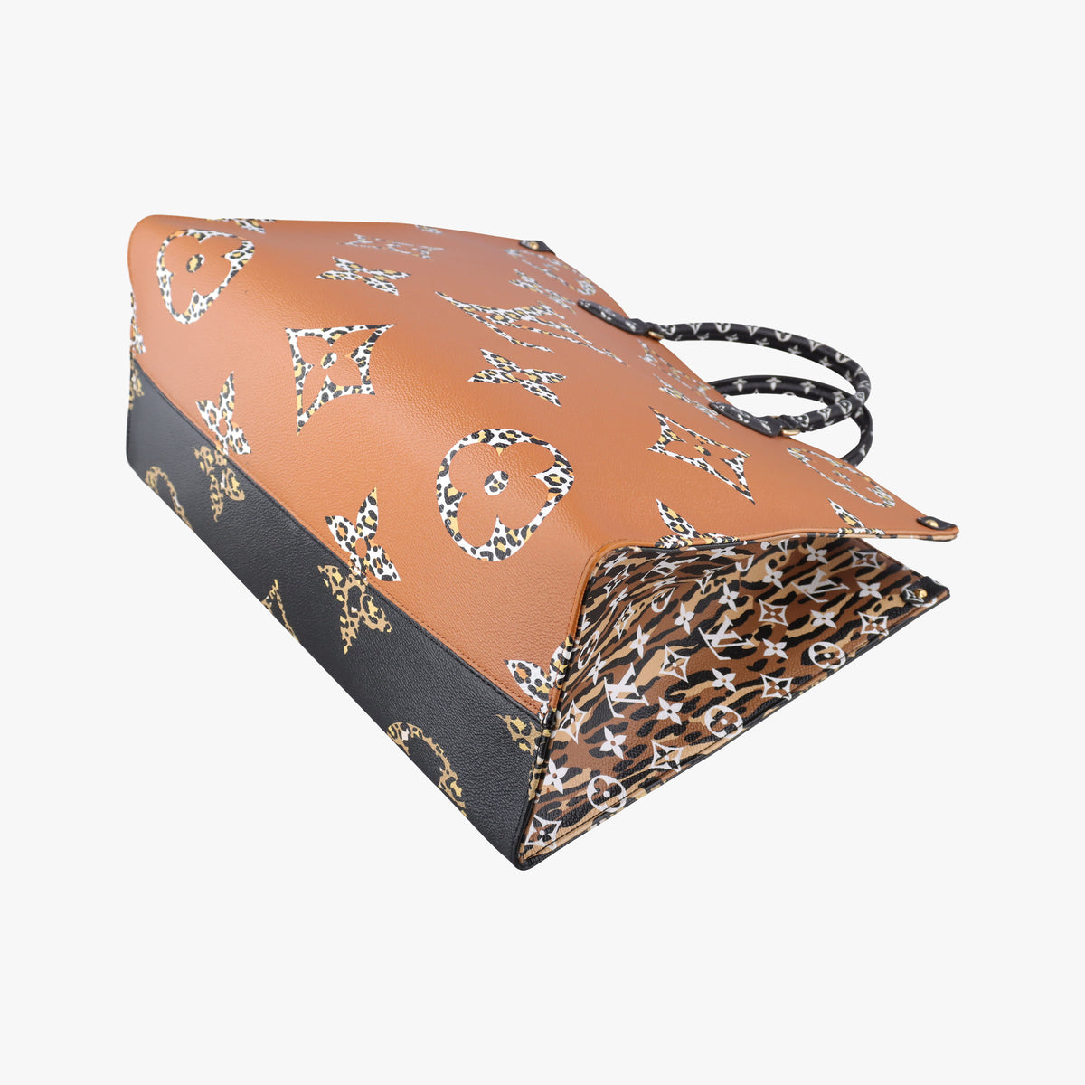 Pre-owned Louis Vuitton On The Go GM Multicolor Monogram Giant Jungle M44674 shoulderbag | stylenewstar