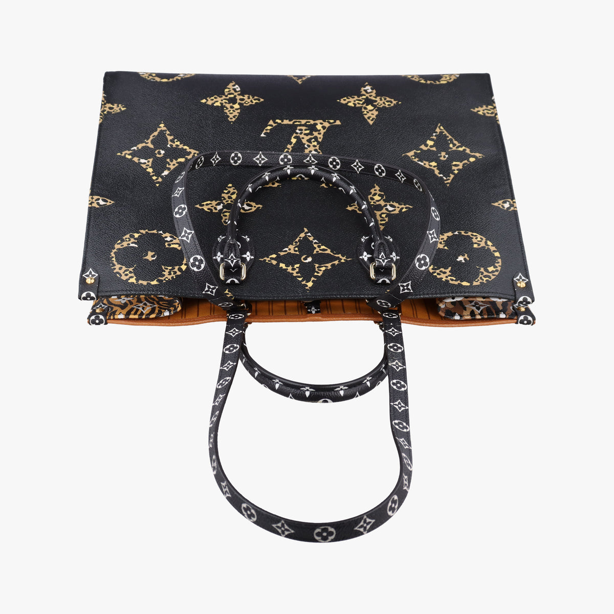 Pre-owned Louis Vuitton On The Go GM Multicolor Monogram Giant Jungle M44674 shoulderbag | stylenewstar