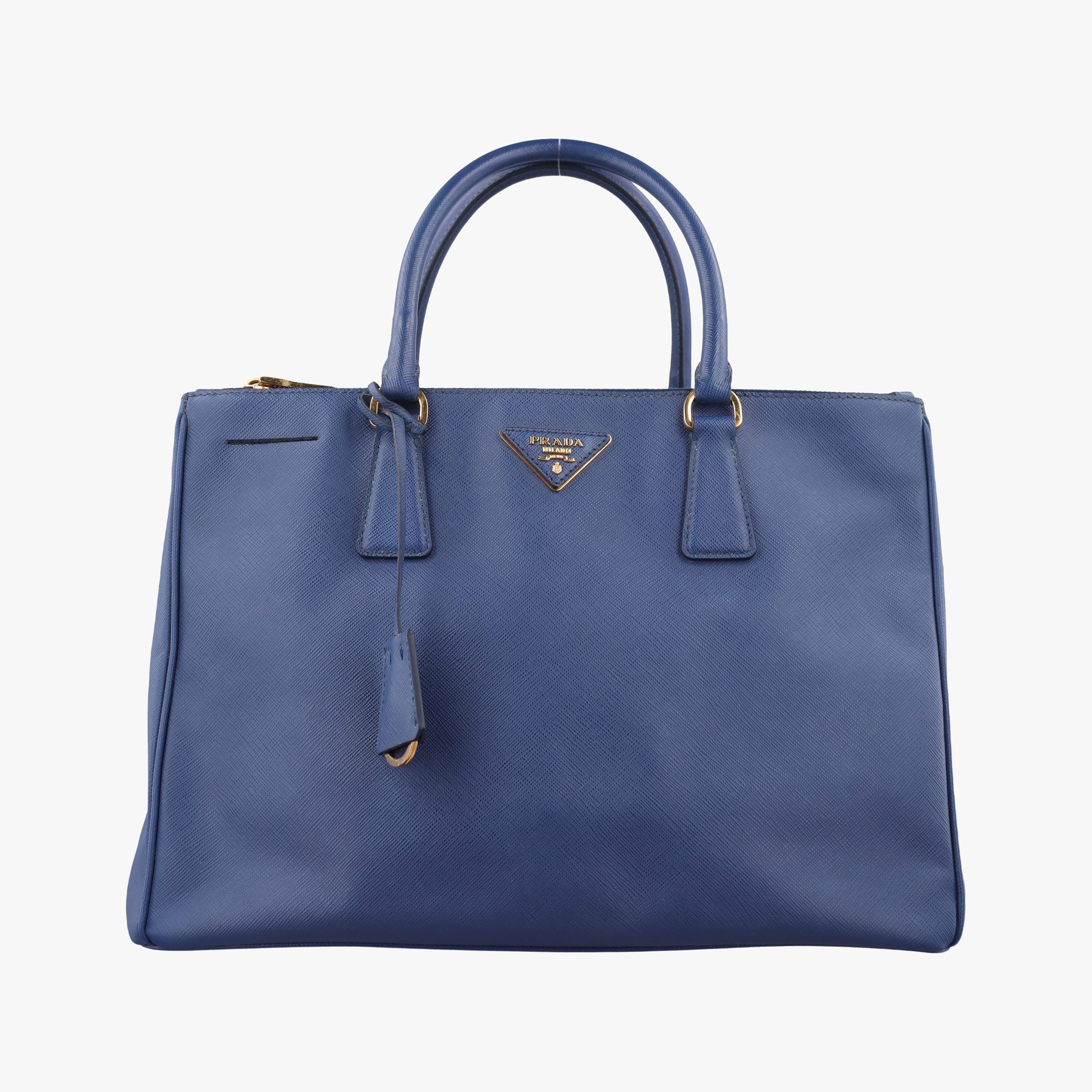 Vintage Prada Galleria Blue SAFFIANO Leather BN1786 handbag | stylenewstar