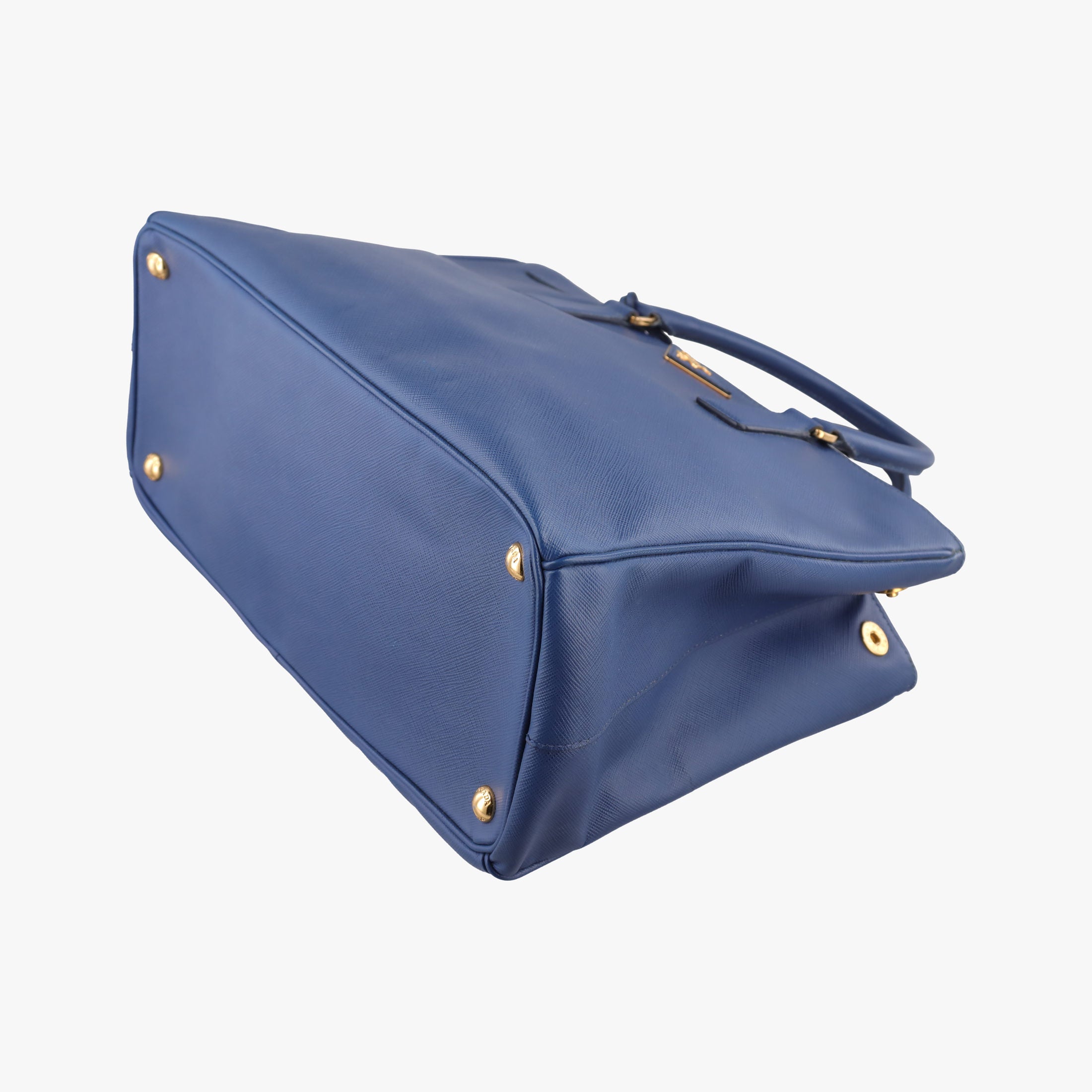 Vintage Prada Galleria Blue SAFFIANO Leather BN1786 handbag | stylenewstar