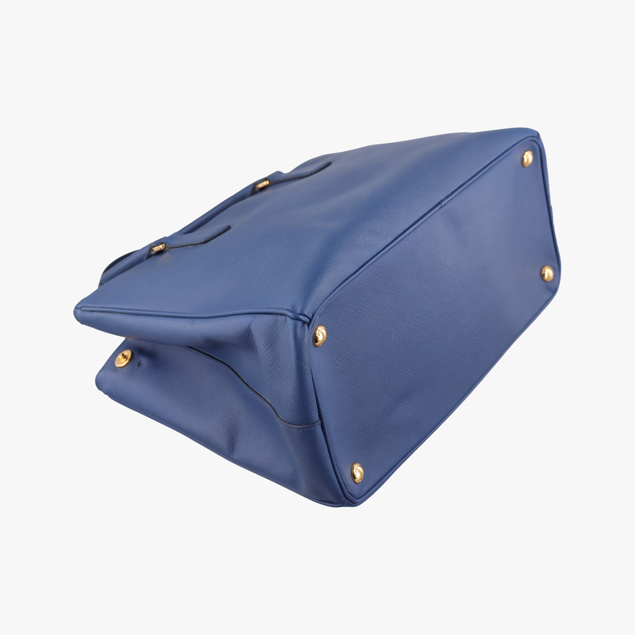 Vintage Prada Galleria Blue SAFFIANO Leather BN1786 handbag | stylenewstar