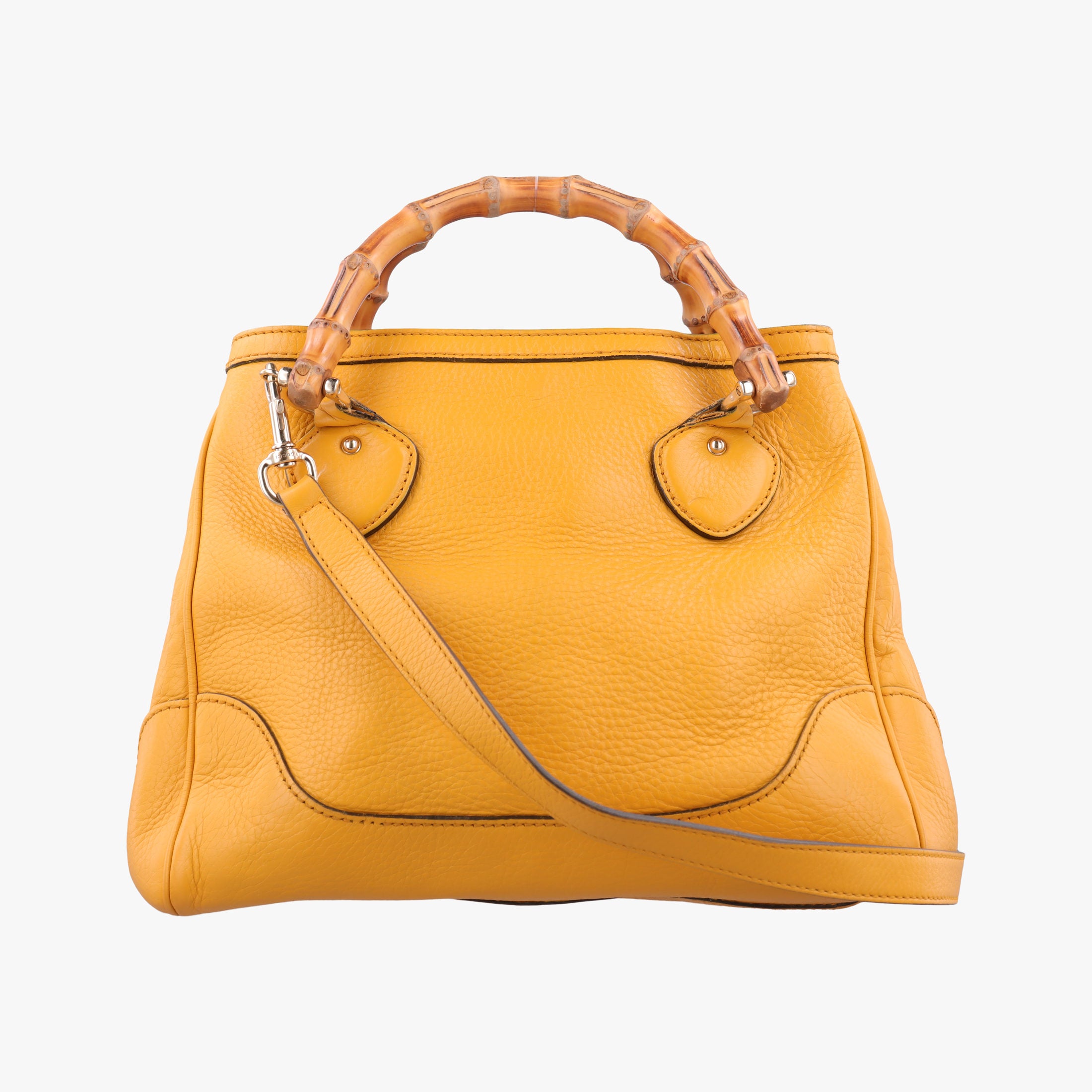 Secondhand Gucci Bamboo Yellow Leather 308360 shoulderbag | stylenewstar