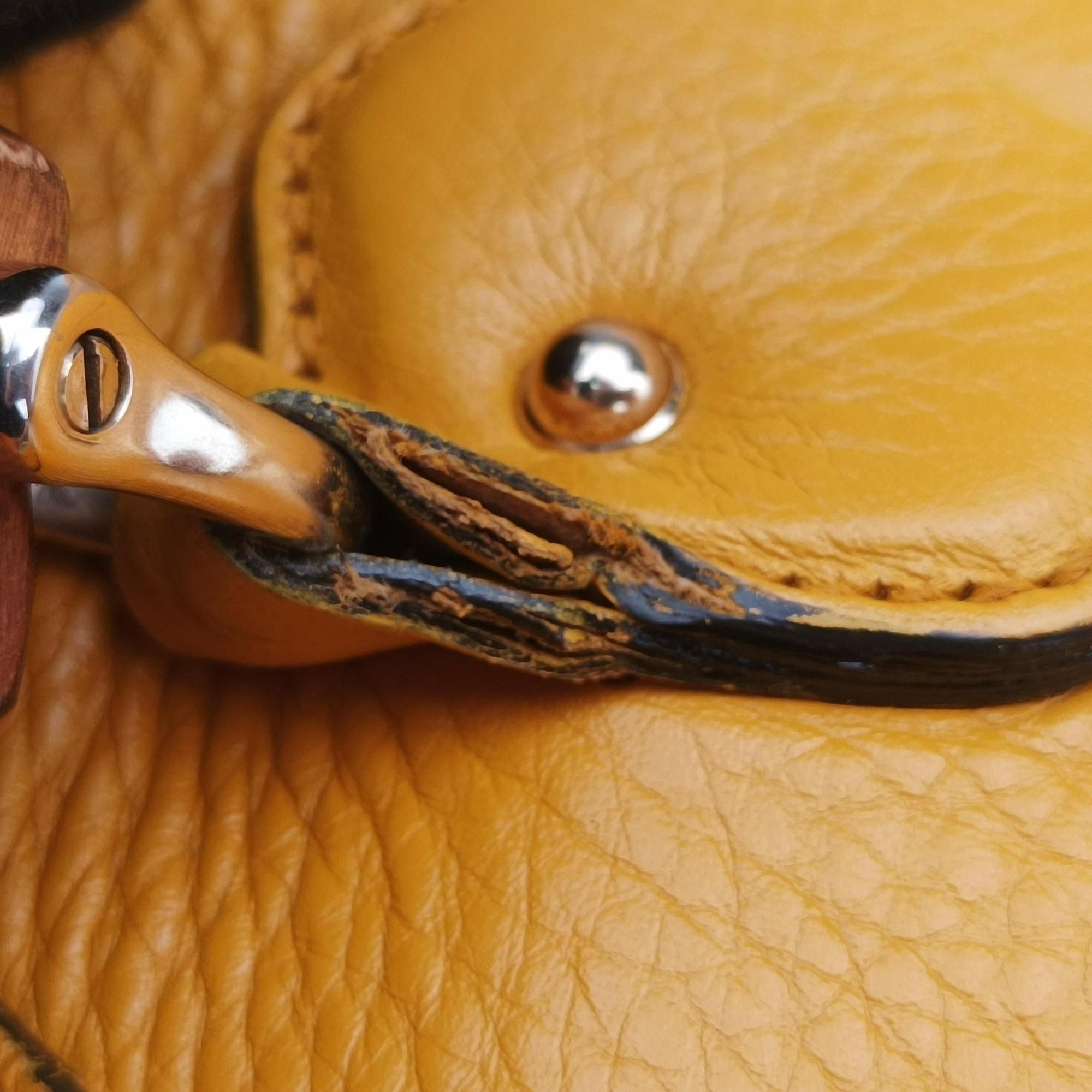 Secondhand Gucci Bamboo Yellow Leather 308360 shoulderbag | stylenewstar