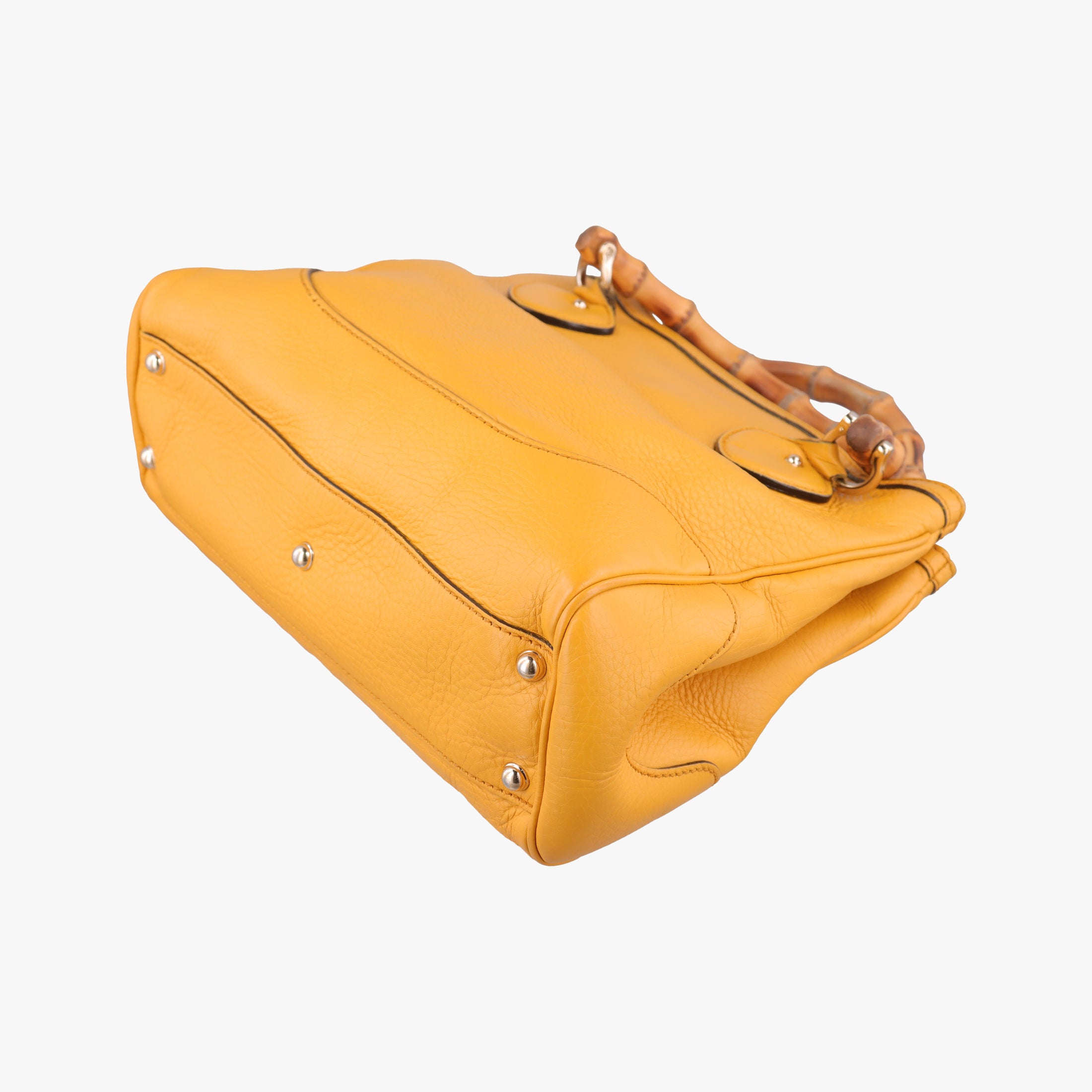 Secondhand Gucci Bamboo Yellow Leather 308360 shoulderbag | stylenewstar