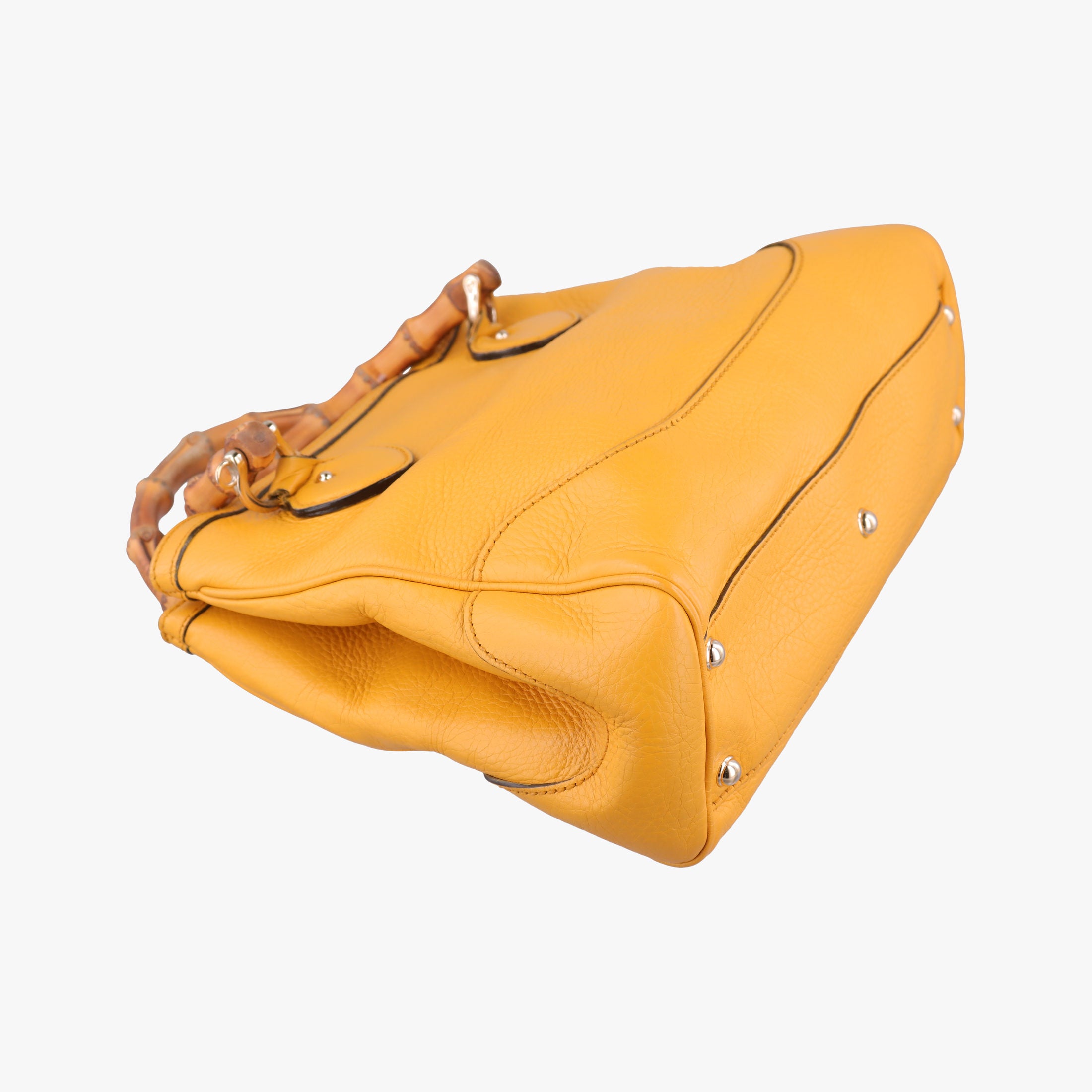 Secondhand Gucci Bamboo Yellow Leather 308360 shoulderbag | stylenewstar